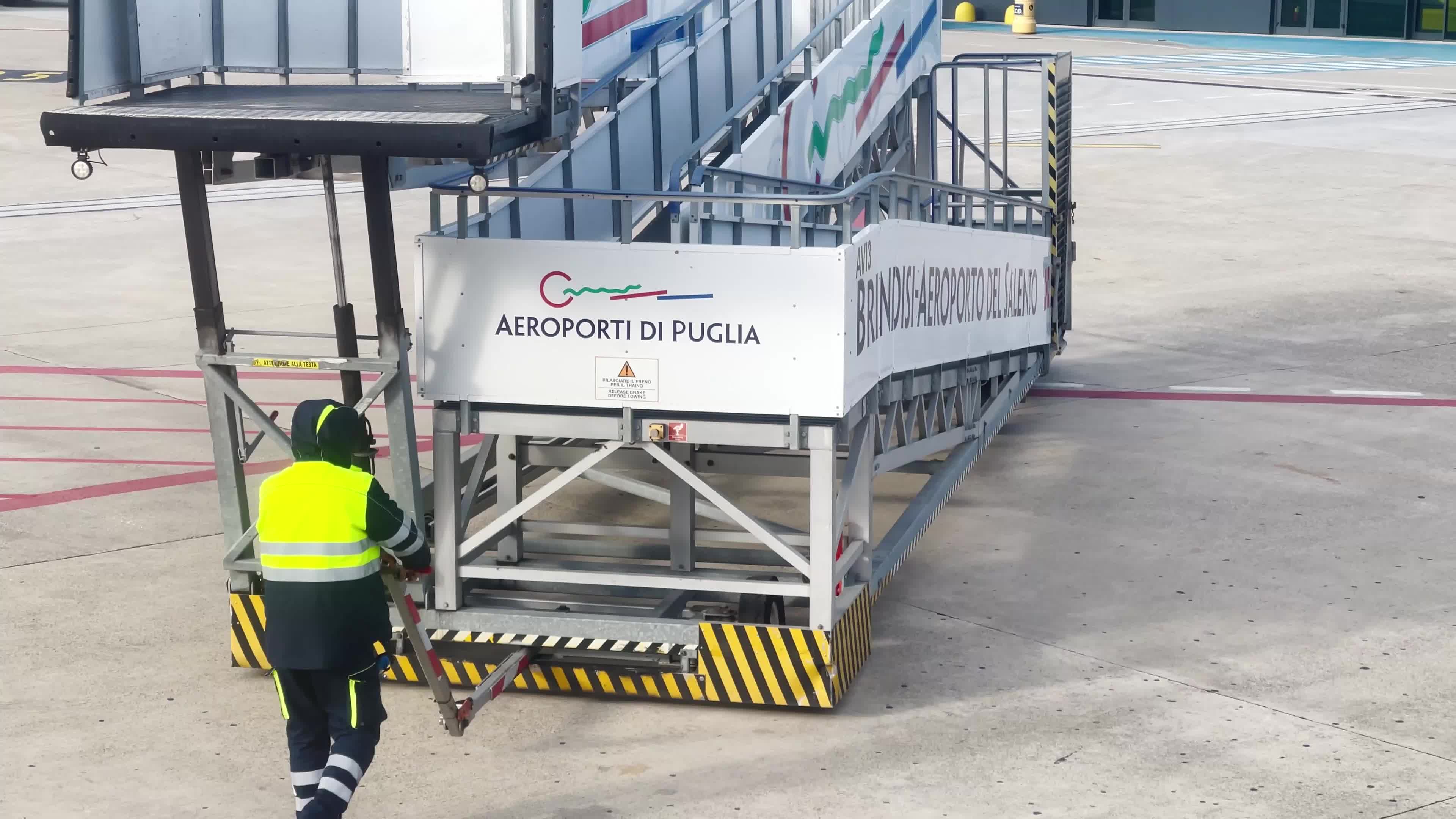 In Flight From Brindisi Airport (LIBR) to Venice Airport (VCE)