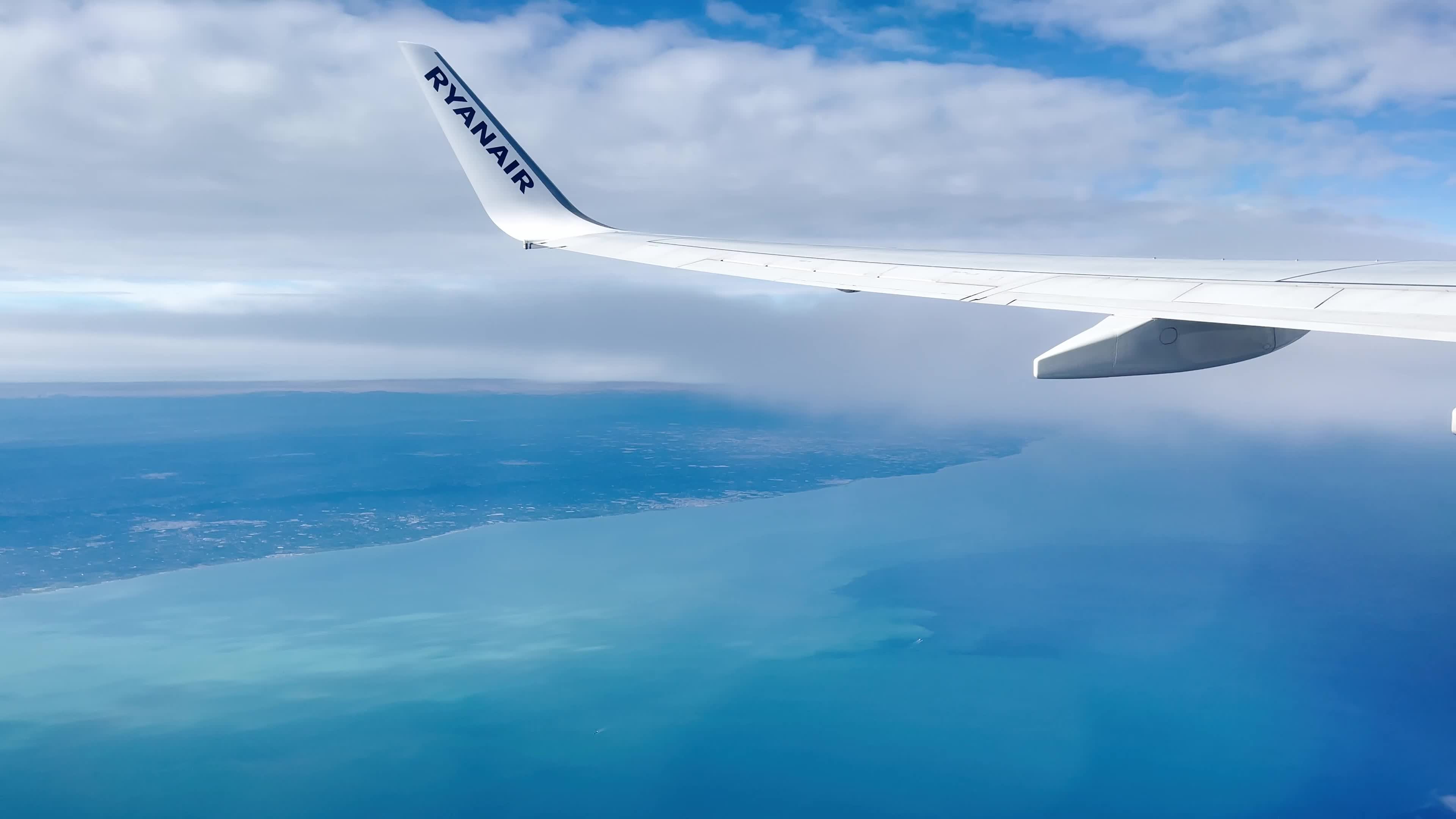In Flight From Brindisi Airport (LIBR) to Venice Airport (VCE)