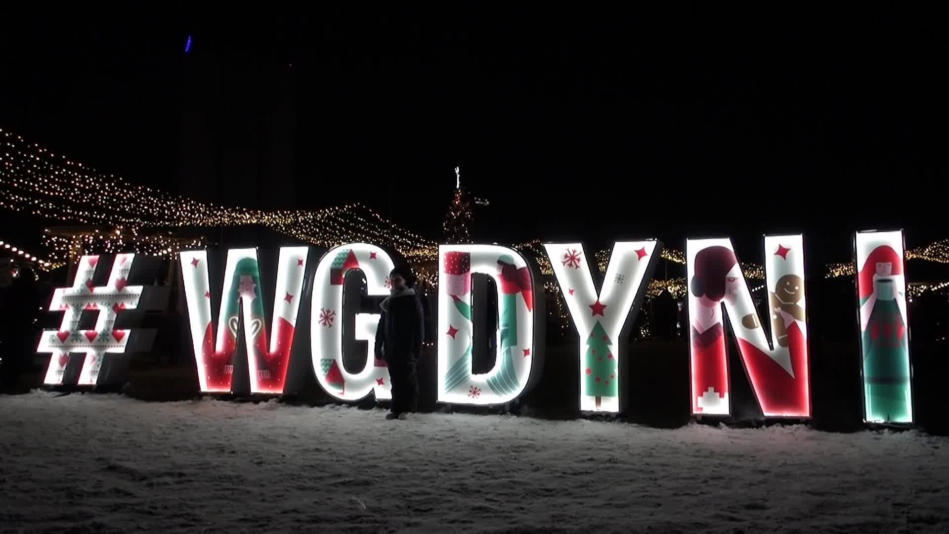 Christmas Atmosphere In Gdynia, Poland