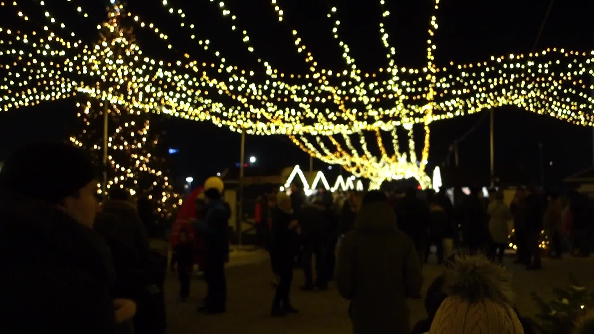 Christmas Atmosphere In Gdynia, Poland