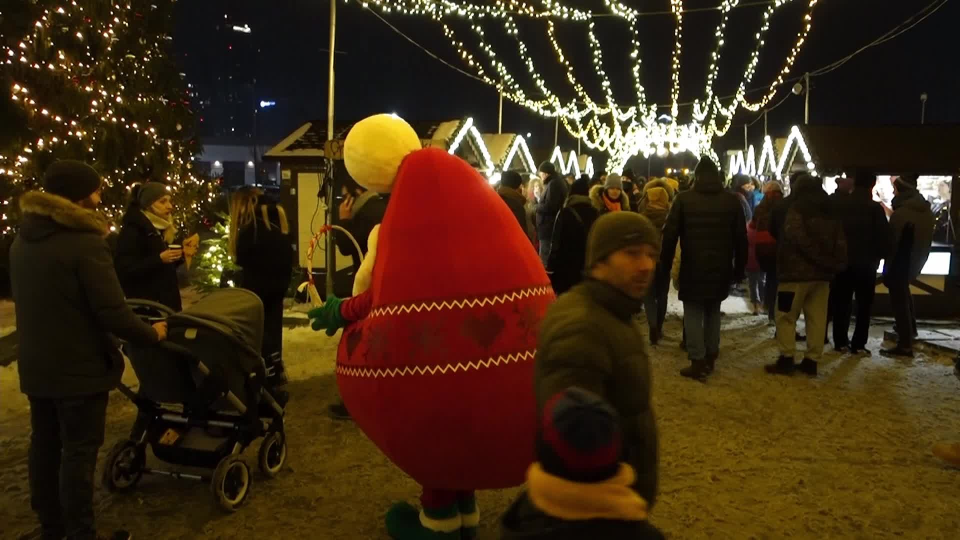 Christmas Atmosphere In Gdynia, Poland