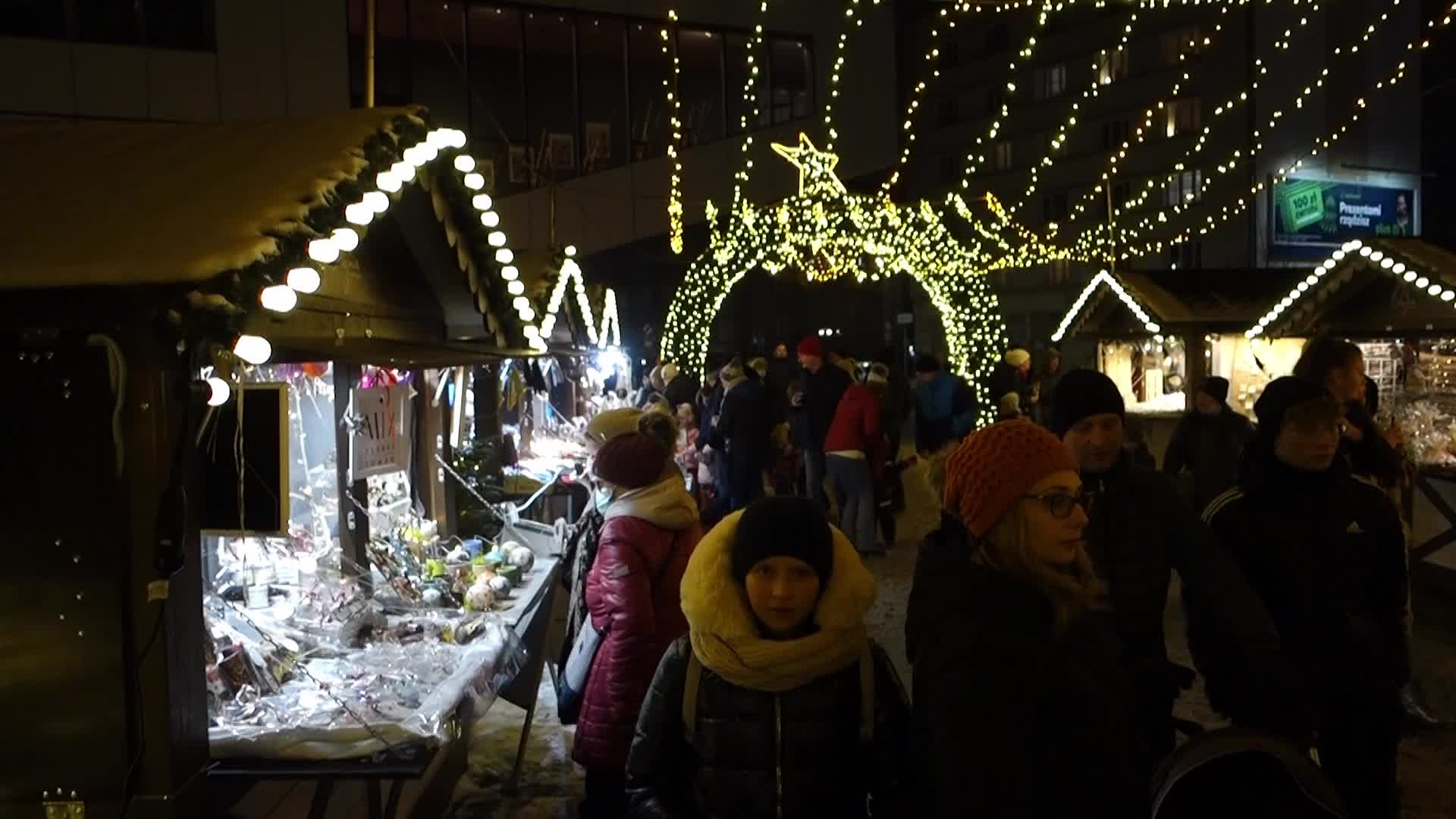 Christmas Atmosphere In Gdynia, Poland