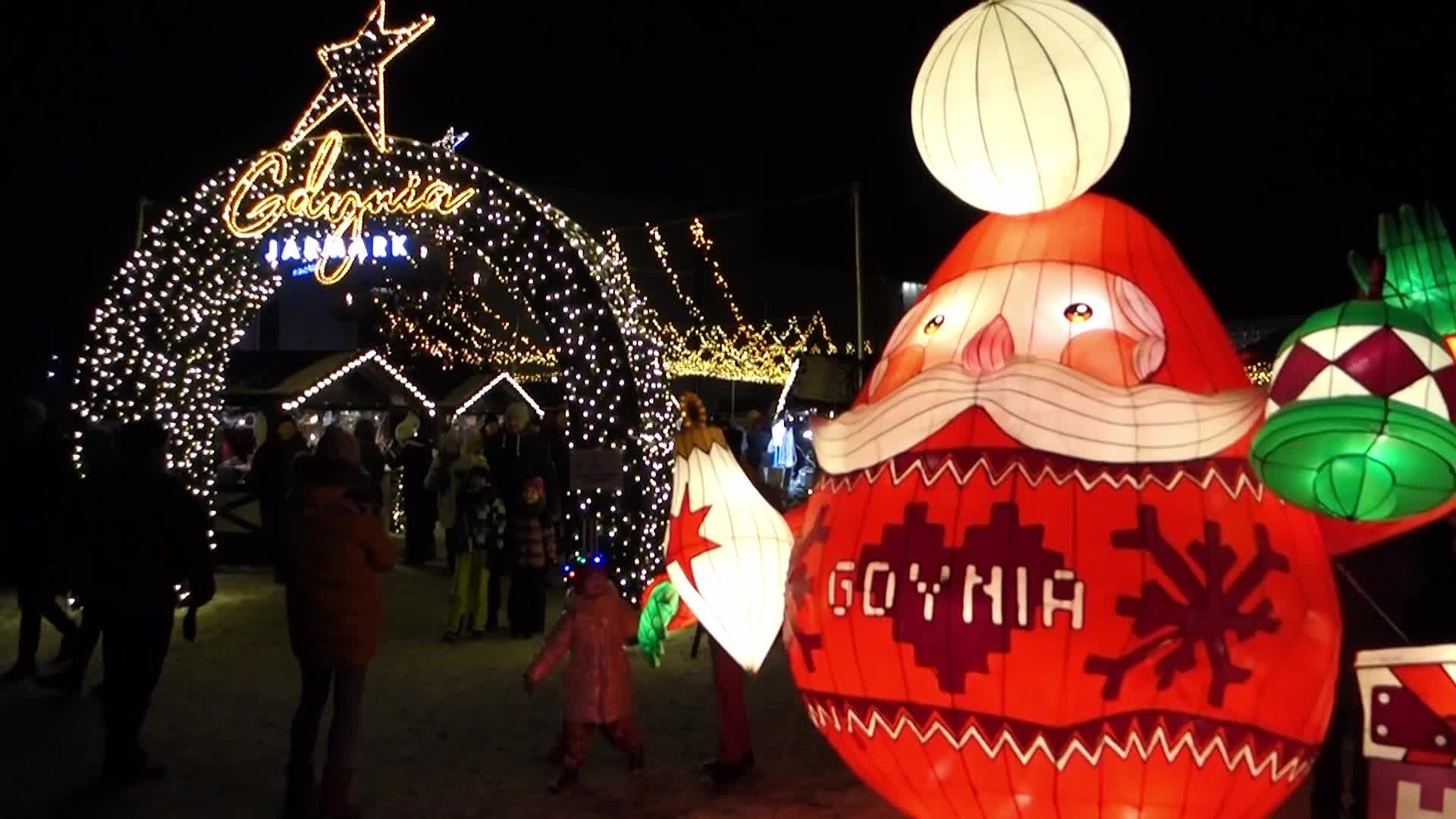 Christmas Atmosphere In Gdynia, Poland