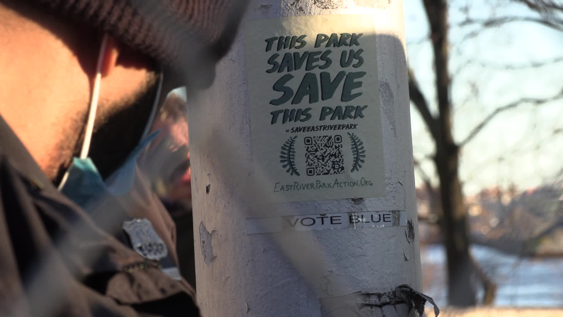 NYC: Arrests at East River Park Construction
