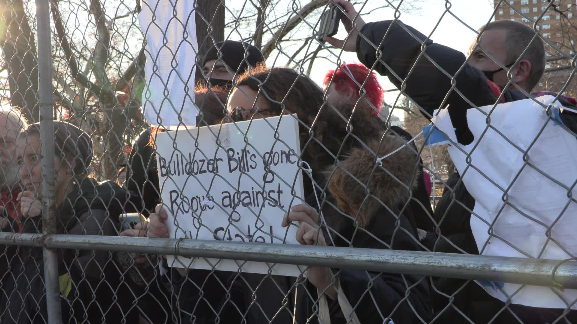 NYC: Arrests at East River Park Construction