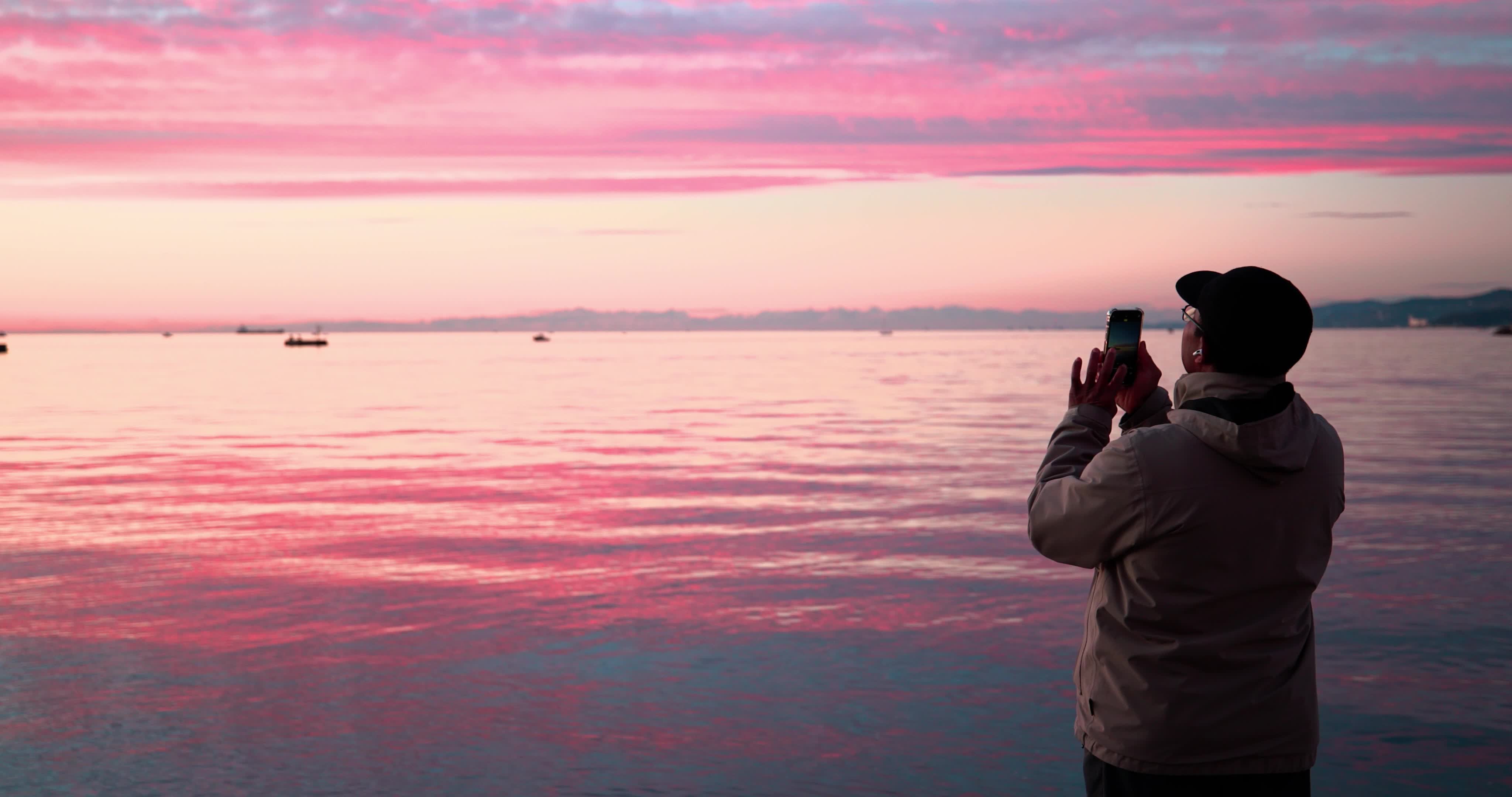 Sunset in Trieste, Italy