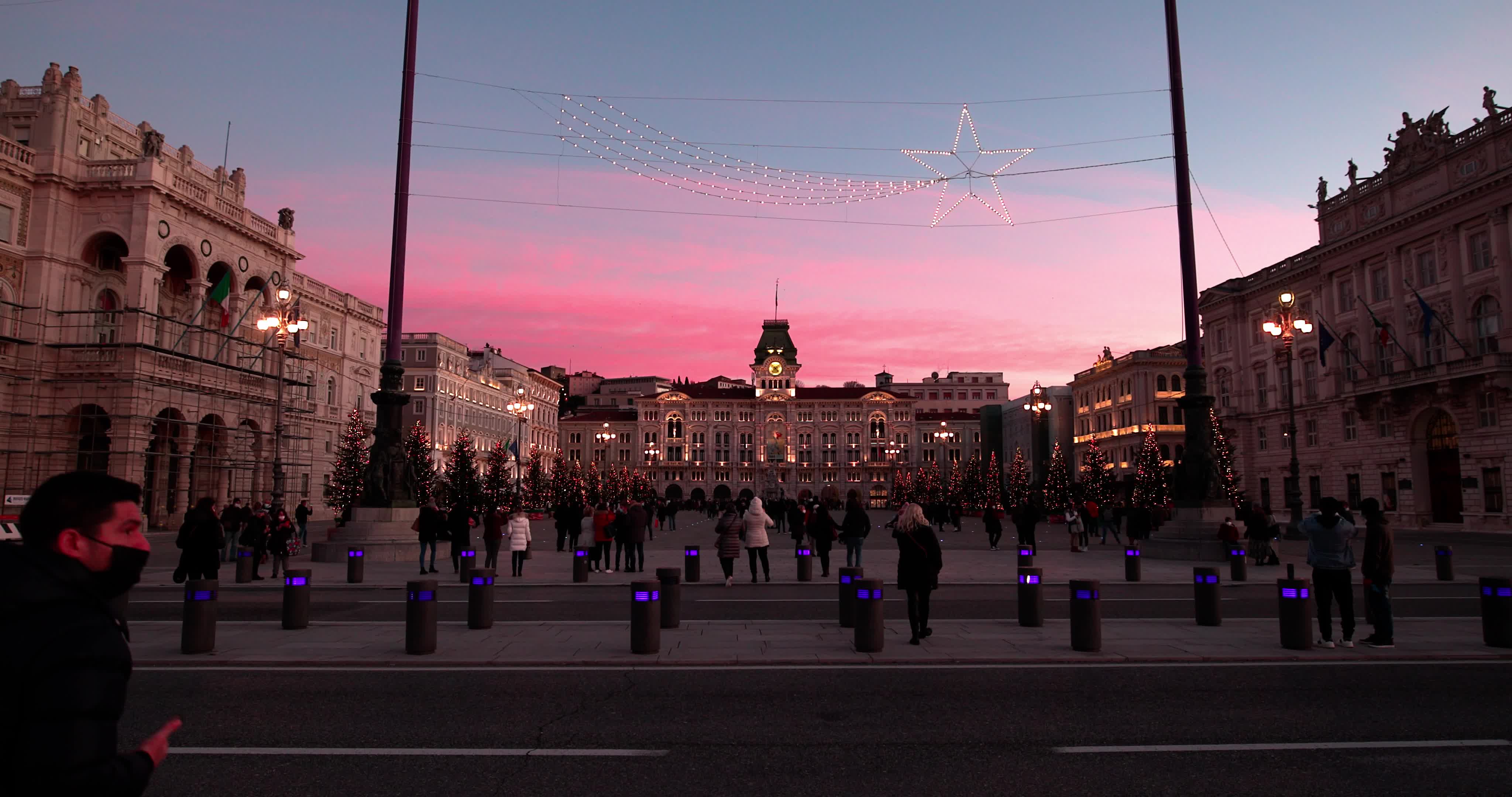 Sunset in Trieste, Italy