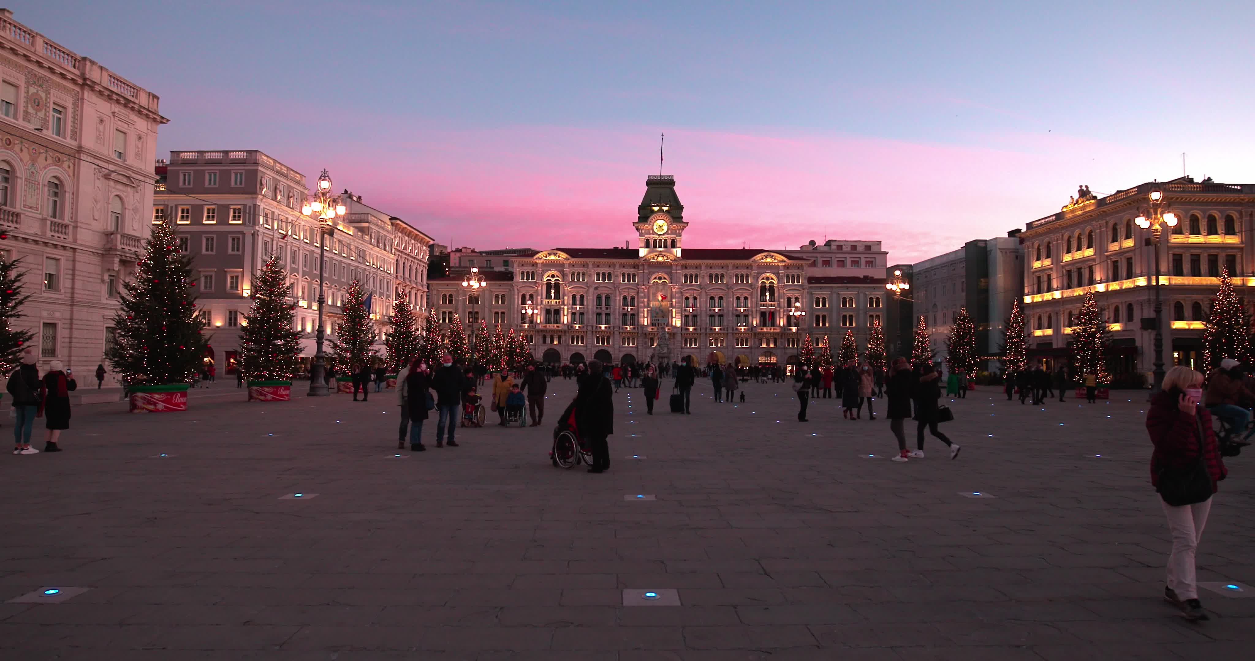 Christmas Holiday In Trieste, Italy