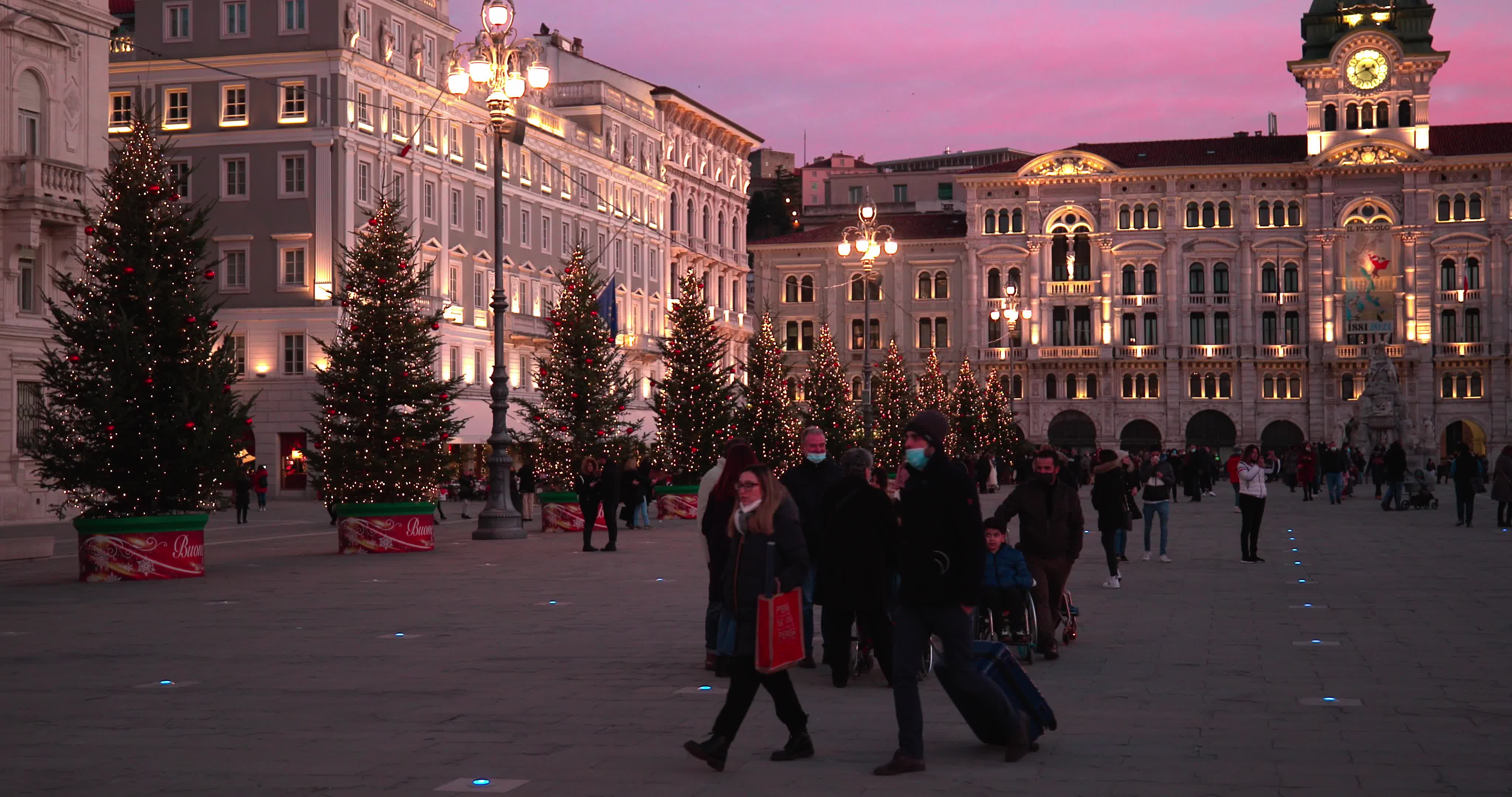 Christmas Holiday In Trieste, Italy