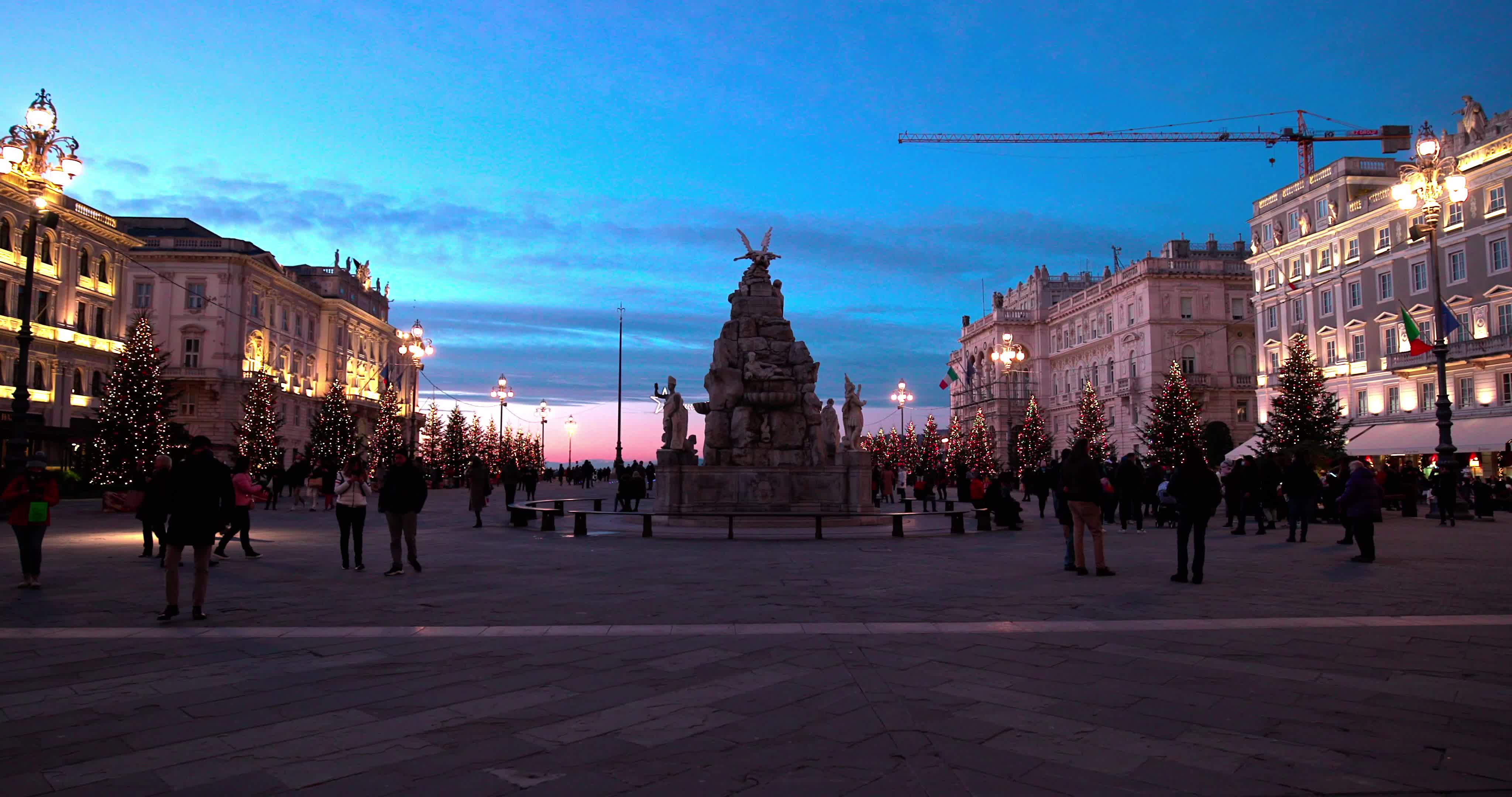 Christmas Holiday In Trieste, Italy
