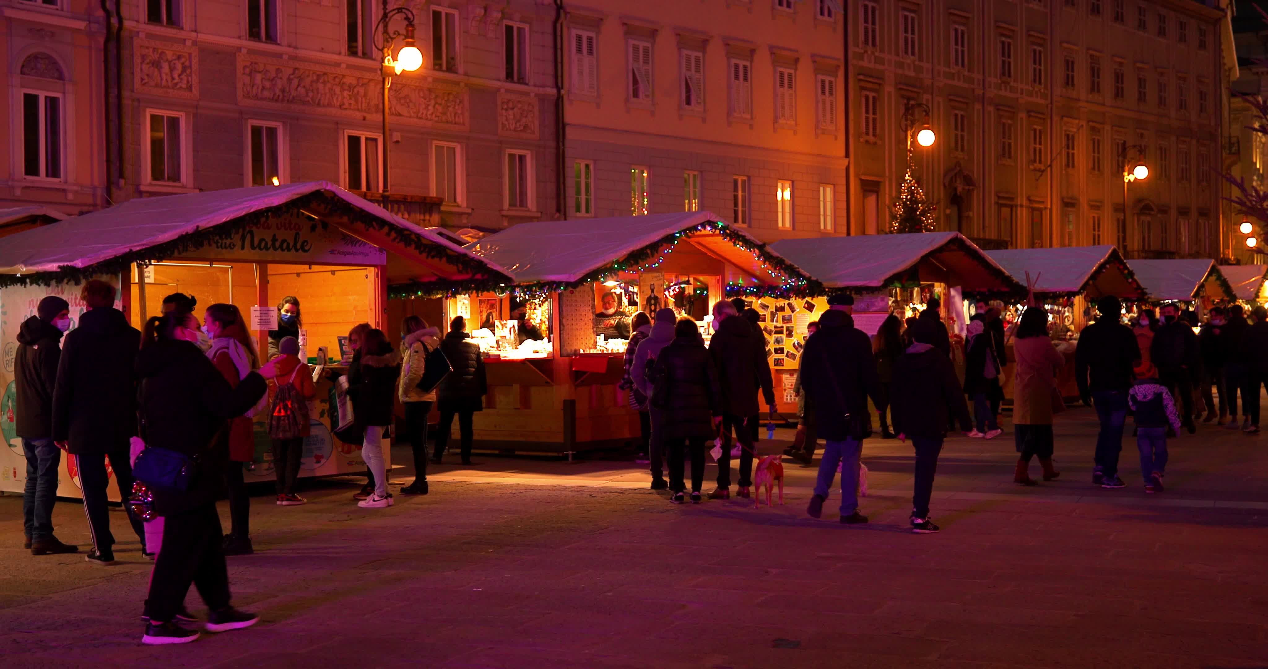 Christmas Holiday In Trieste, Italy
