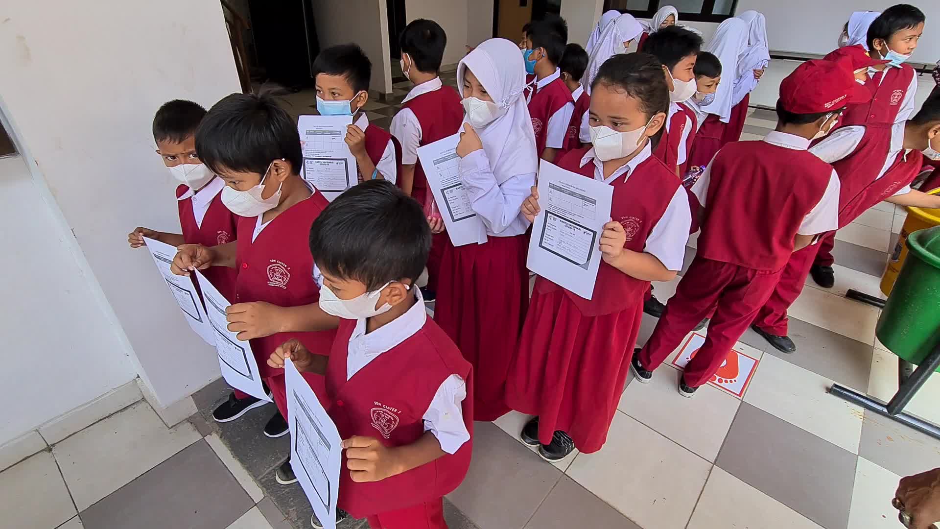 Coronavirus vaccination for children aged 6-11 years in Indonesia