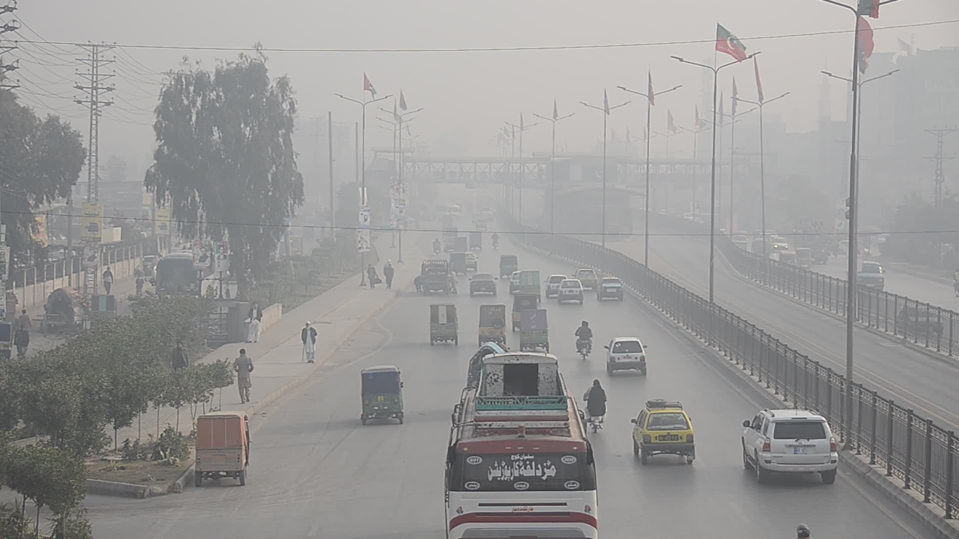 Foggy in Peshawar