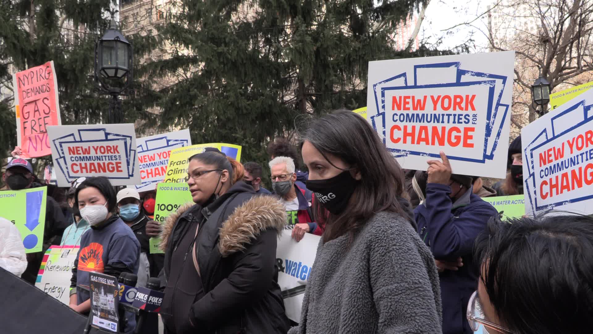 Activists rally as NYC Council passes gas ban for new buildings