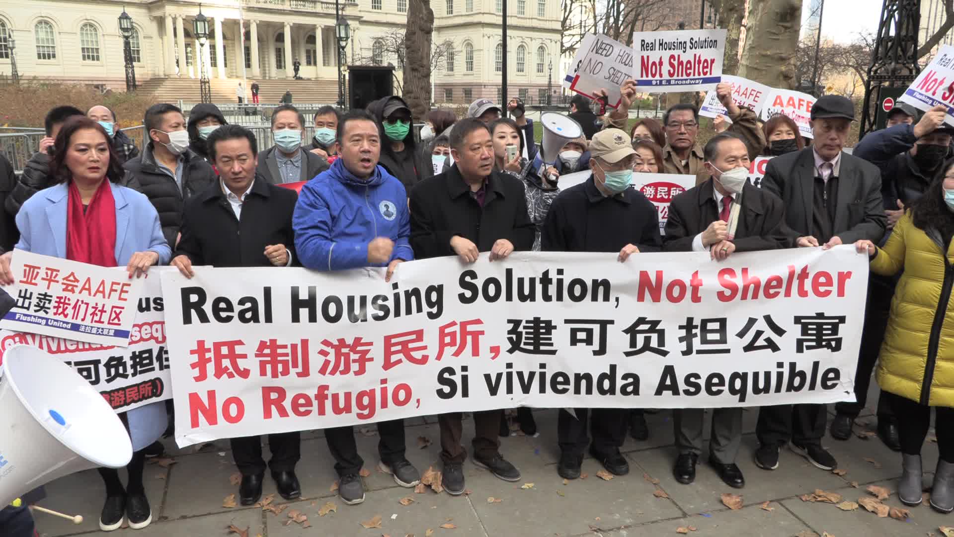 NYC: Chinatown and Flushing residents against shelters