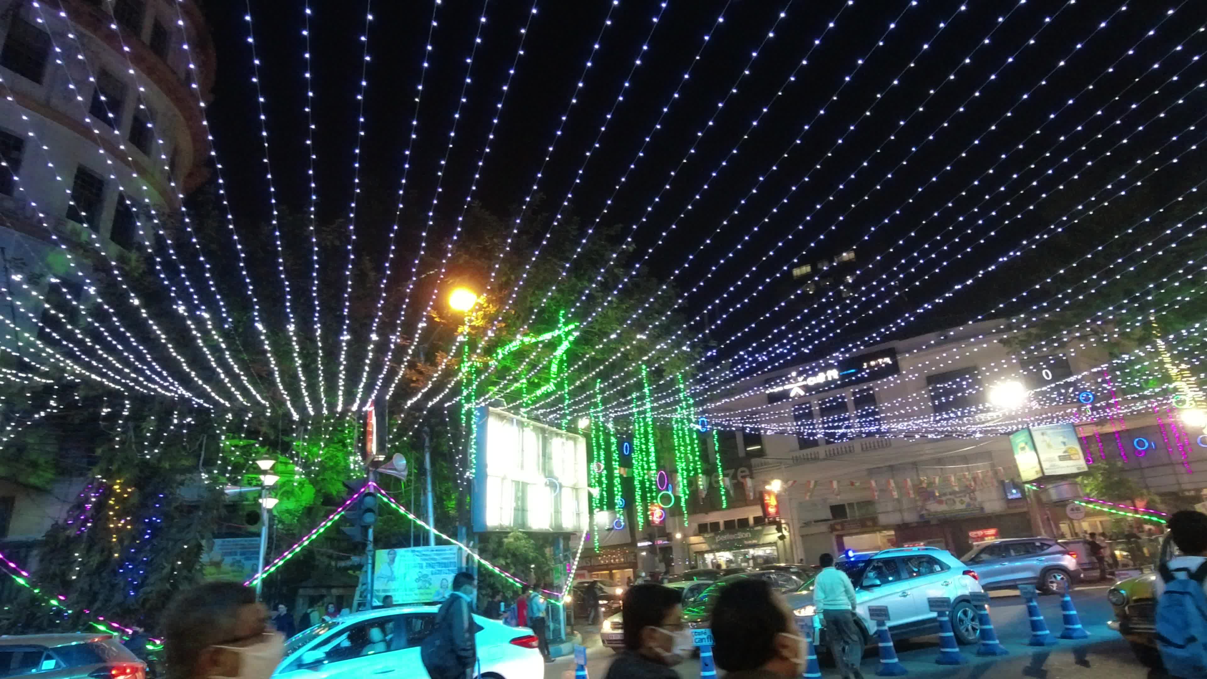 Celebration ahead of Christmas Kolkata .