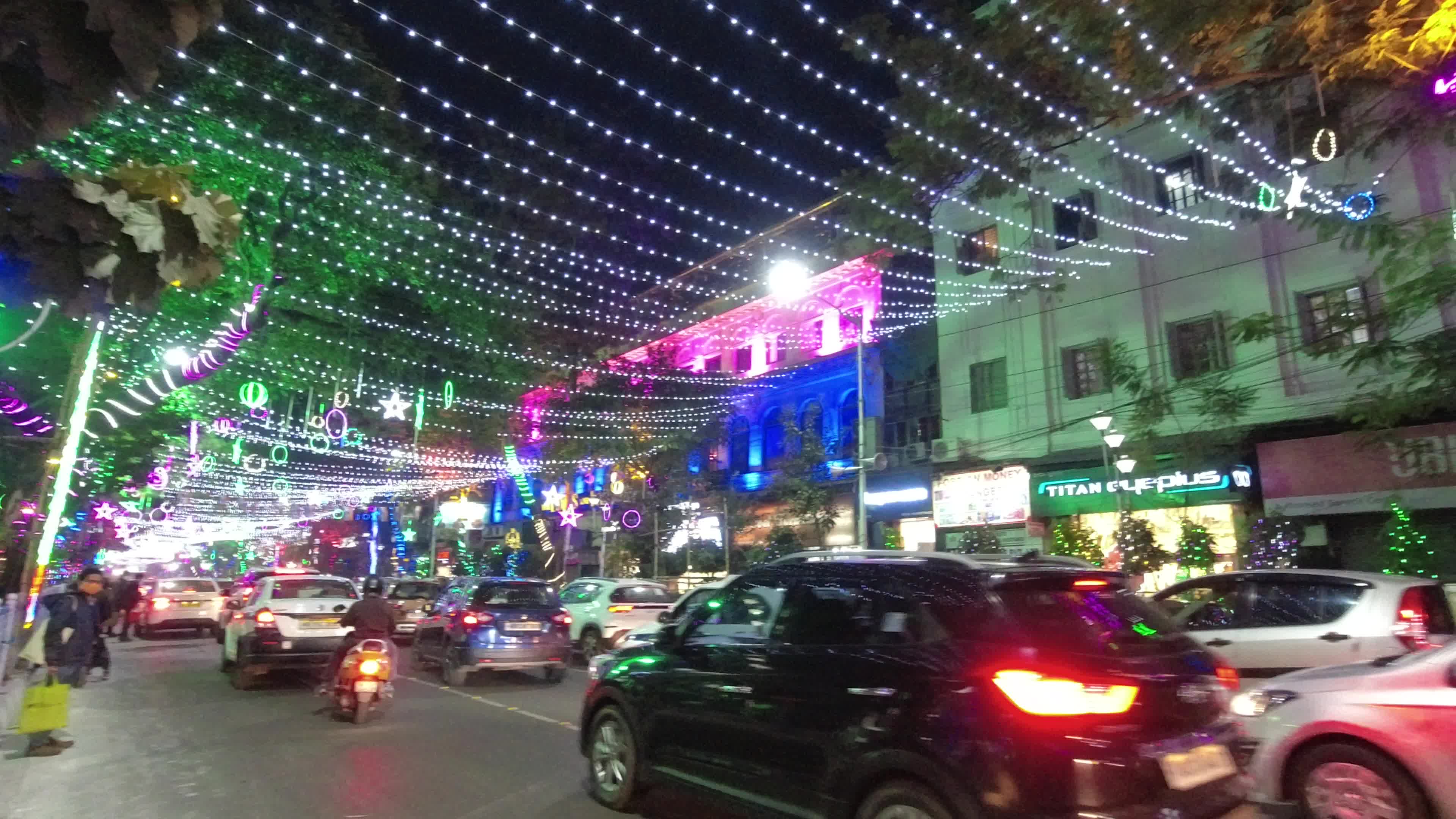 Celebration ahead of Christmas Kolkata .