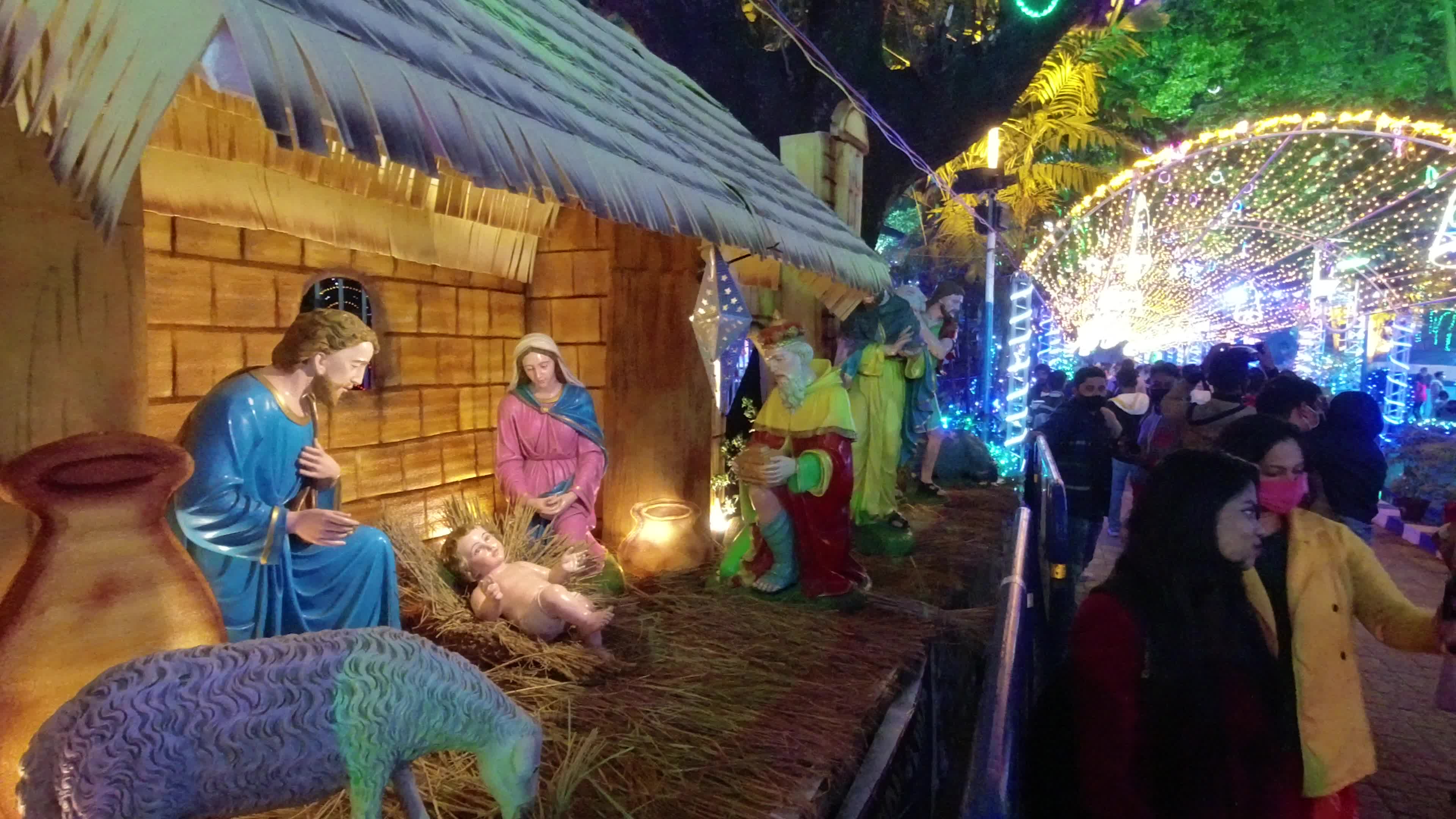 Celebration ahead of Christmas Kolkata .