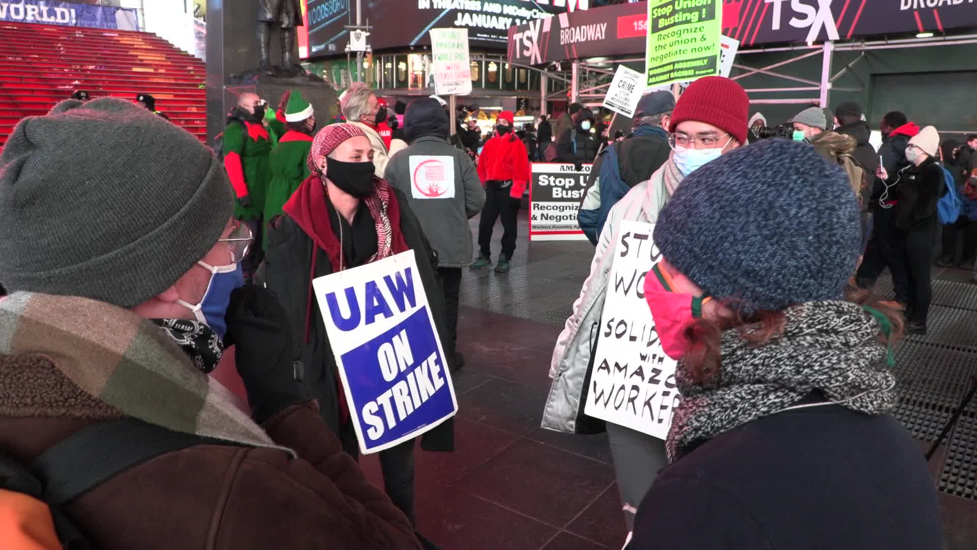 NY: Amazon Labor Union Rally 