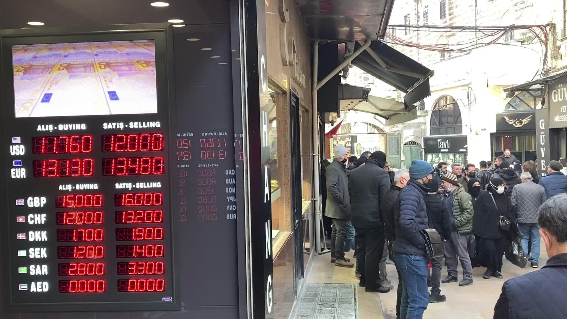 Turkish lira gained value