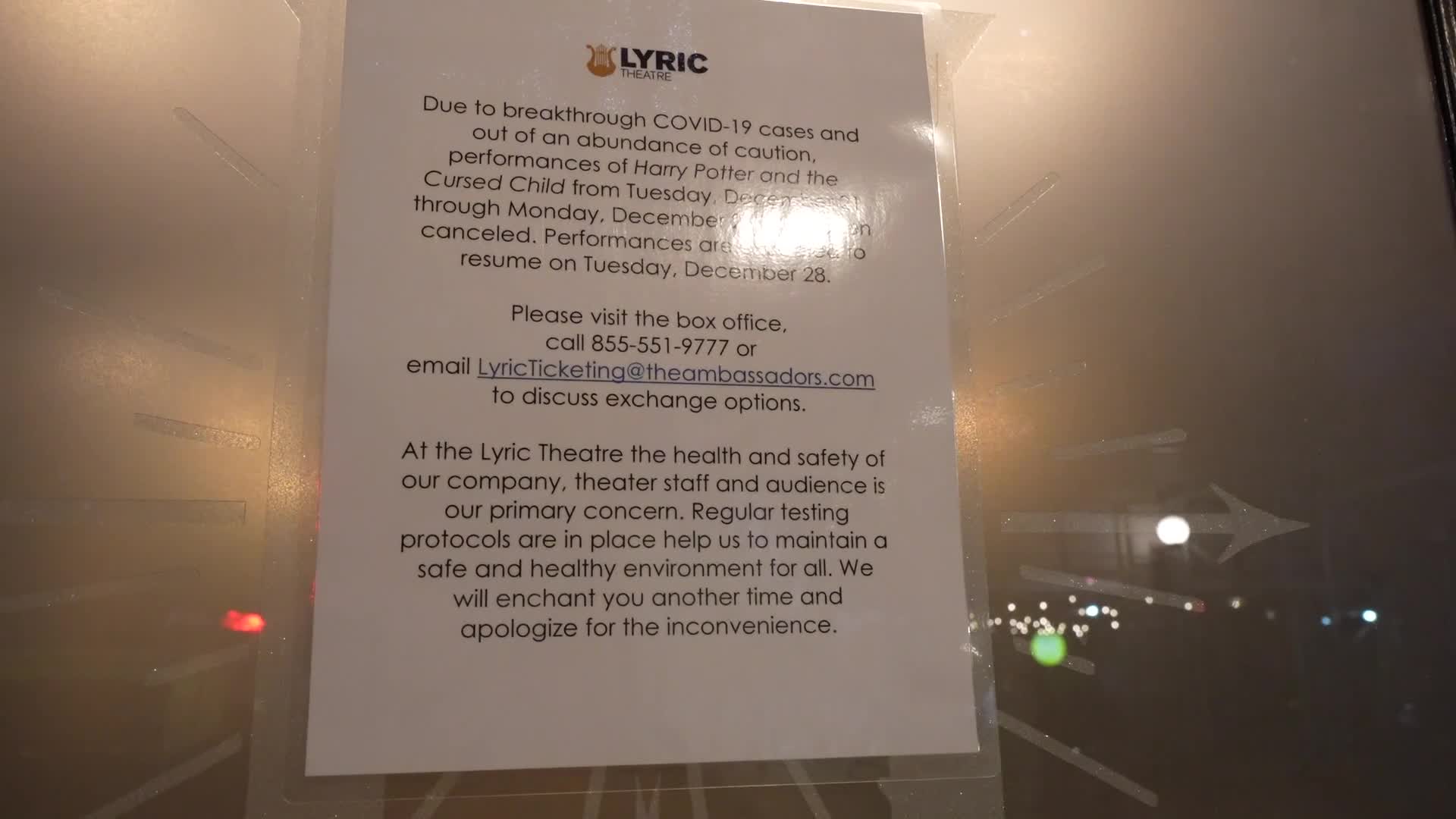 Wave Of Live Performance And Theater Cancellations Across New York City Amid Coronavirus Surge