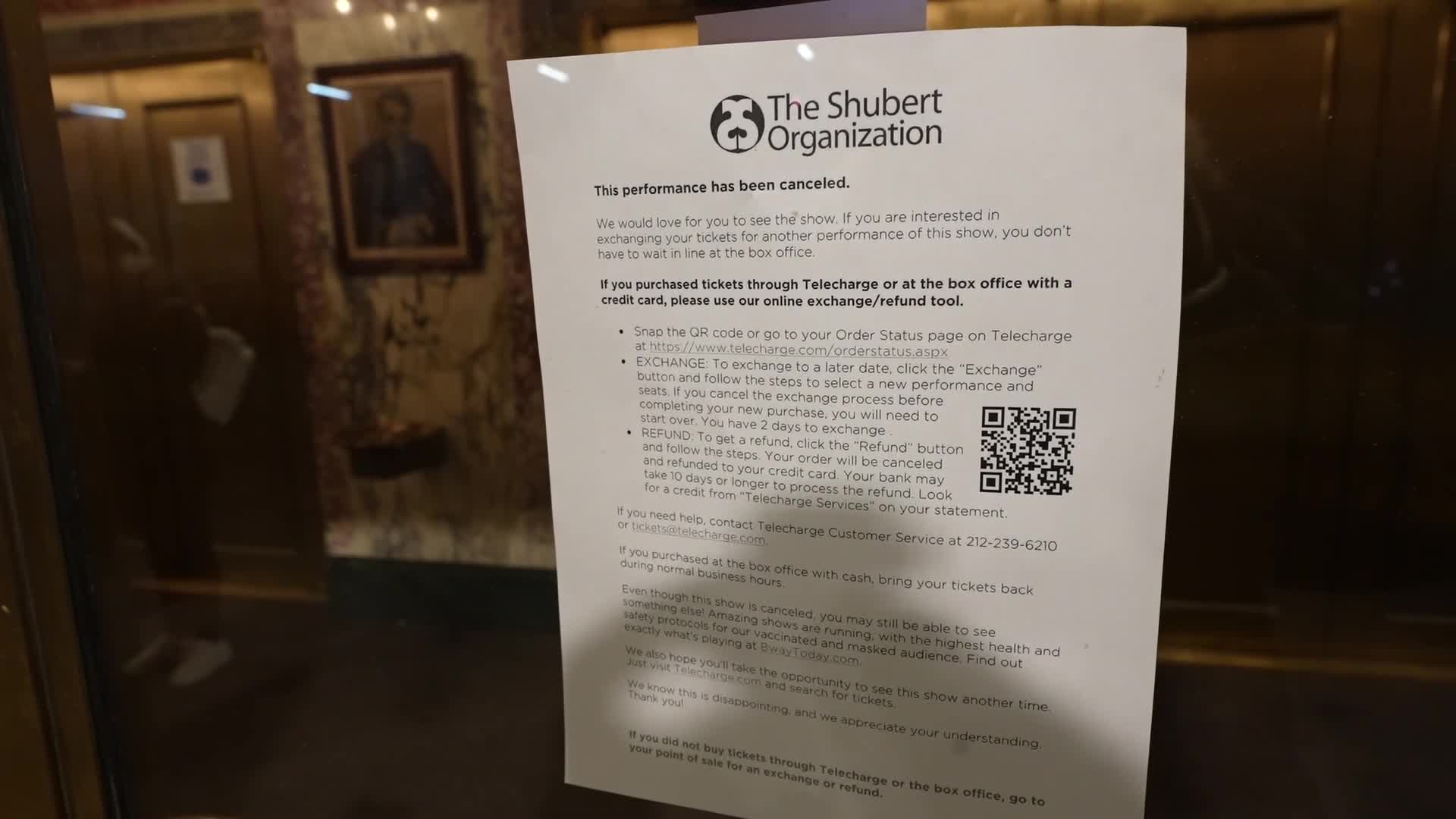 Wave Of Live Performance And Theater Cancellations Across New York City Amid Coronavirus Surge