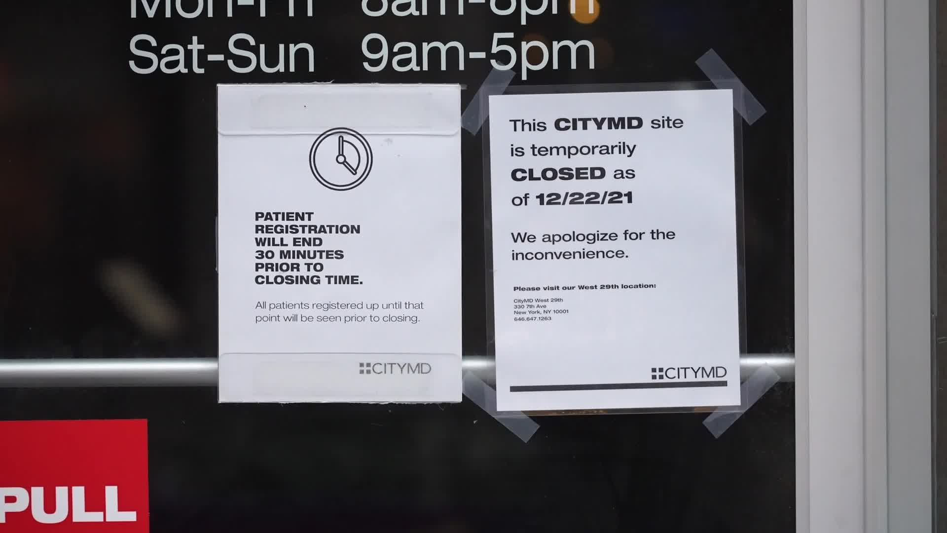 CITYMD To Temporarily Close Some Clinics In NYC Area Due To Staffing Concerns
