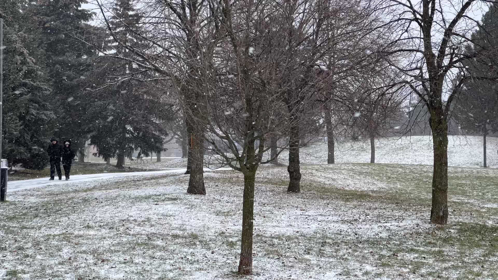 Toronto gets hit by a mix of wintery weather