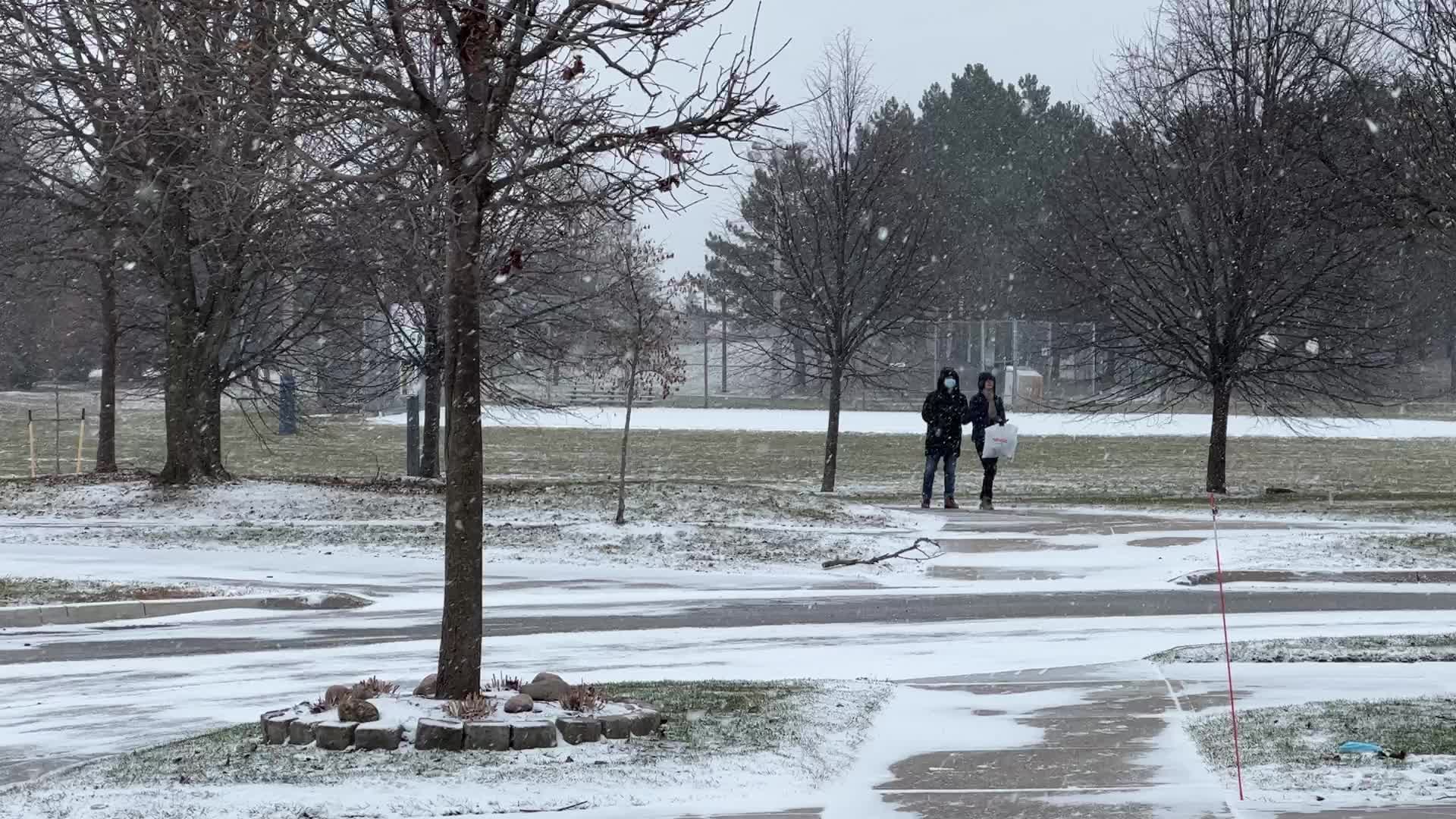 Toronto gets hit by a mix of wintery weather