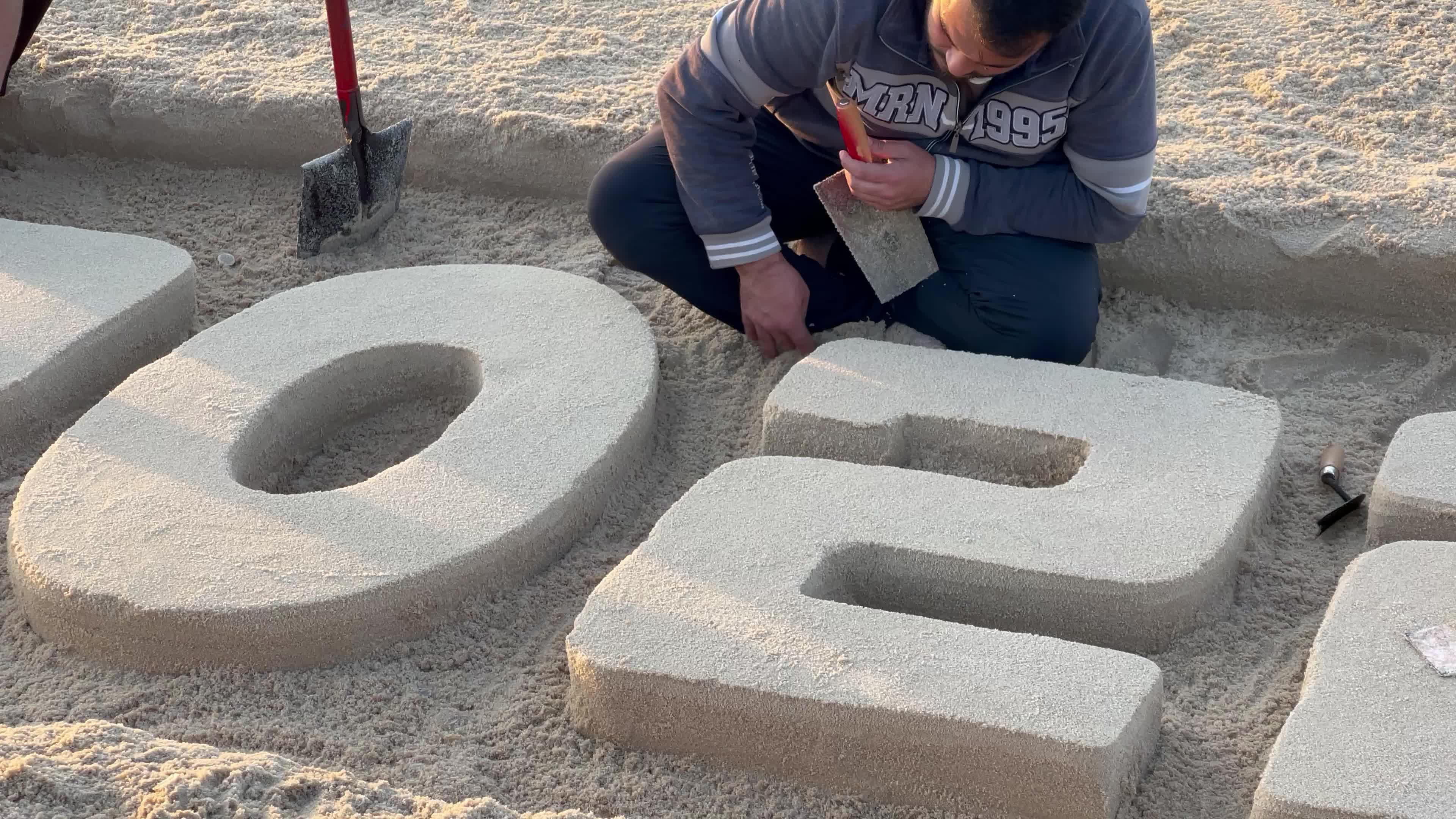 New year 2022 in Gaza, Palestine