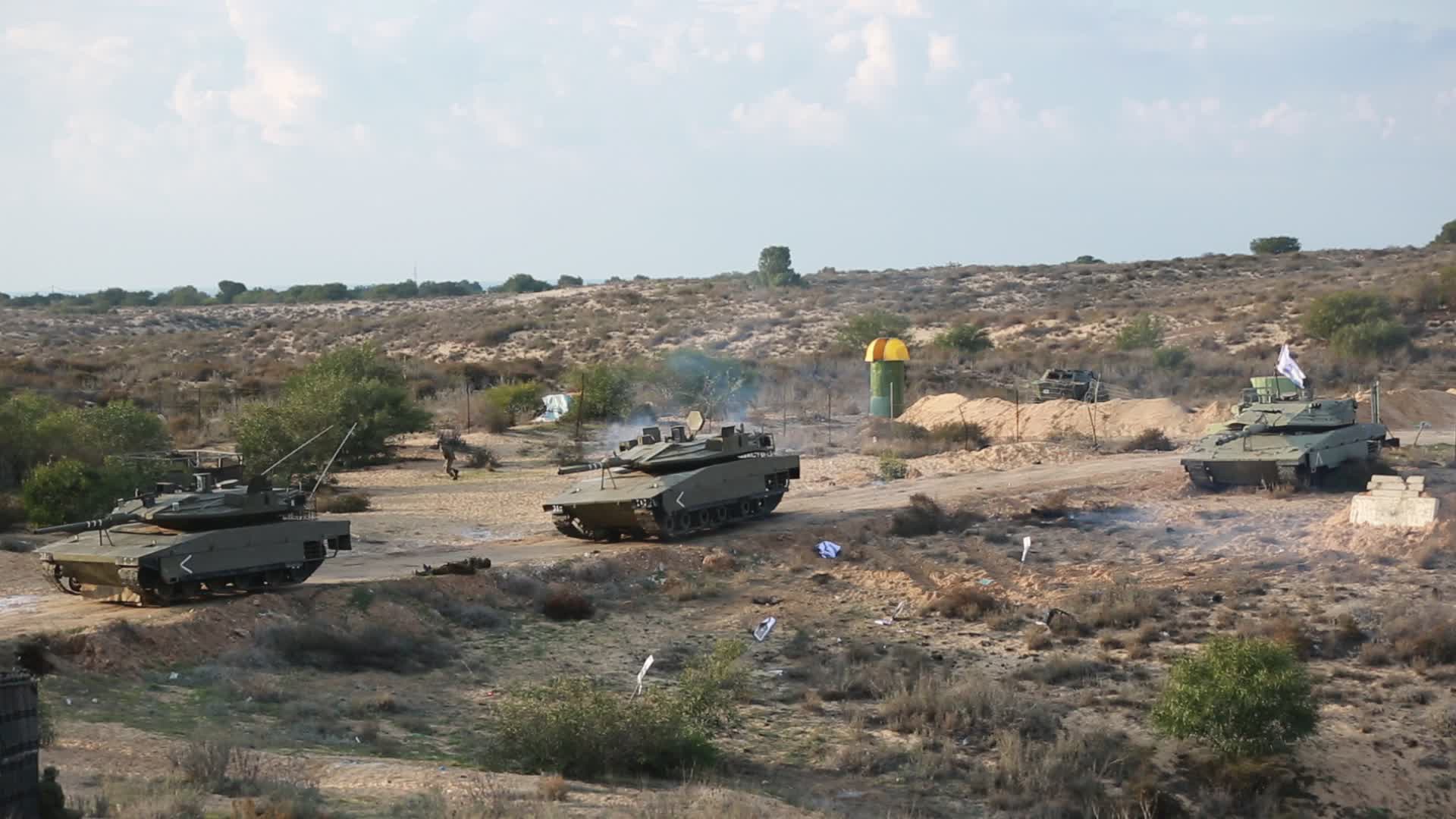 Military exercise in Gaza, Palestine