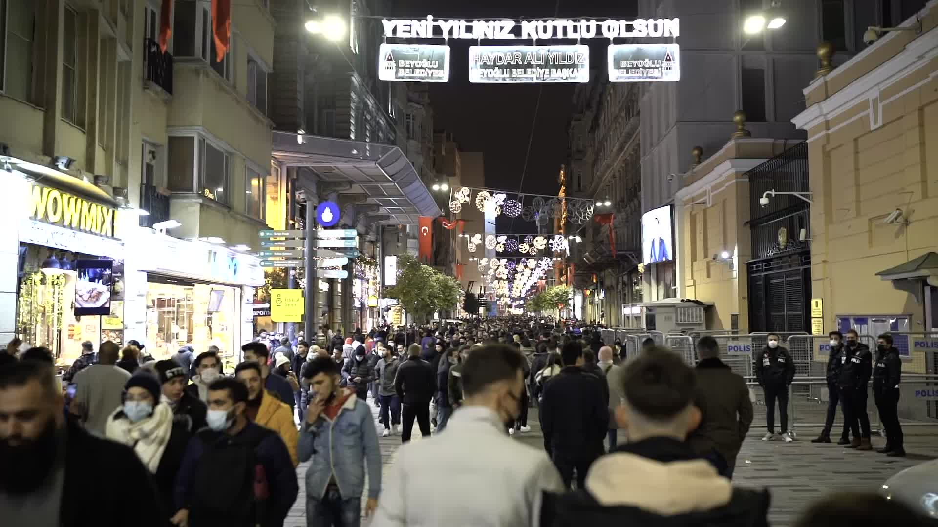 New Year's Eve Celebrations For 2022 In Istanbul