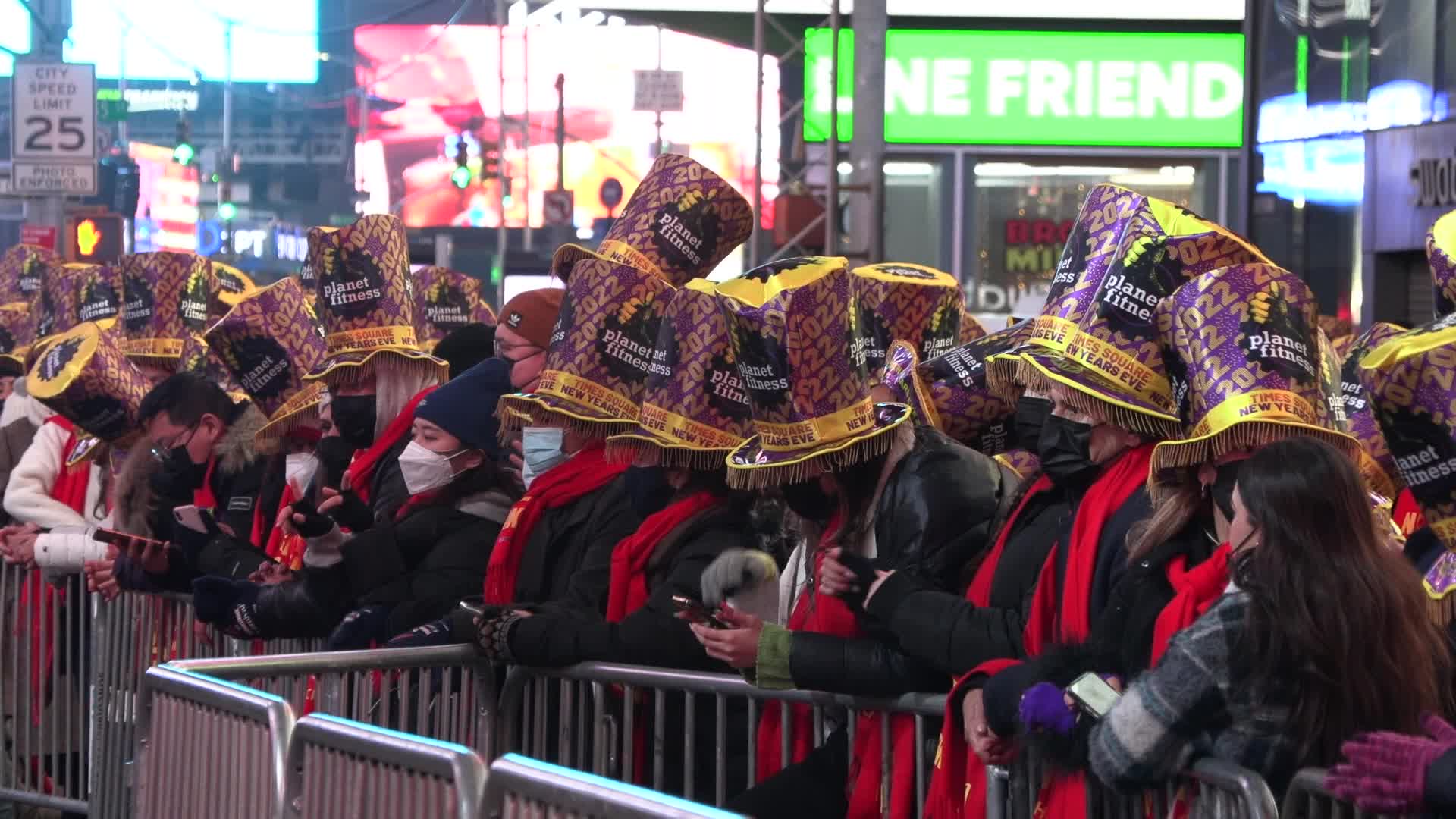 NYC: Times Square New Years Eve 2022