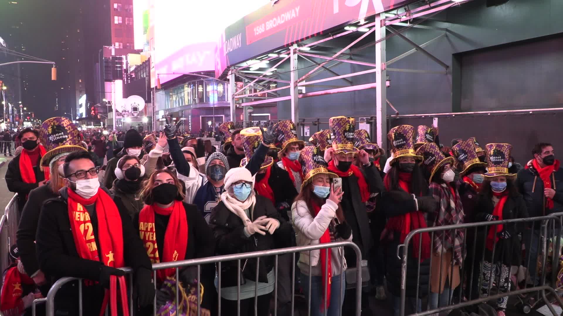 NYC: Times Square New Years Eve 2022
