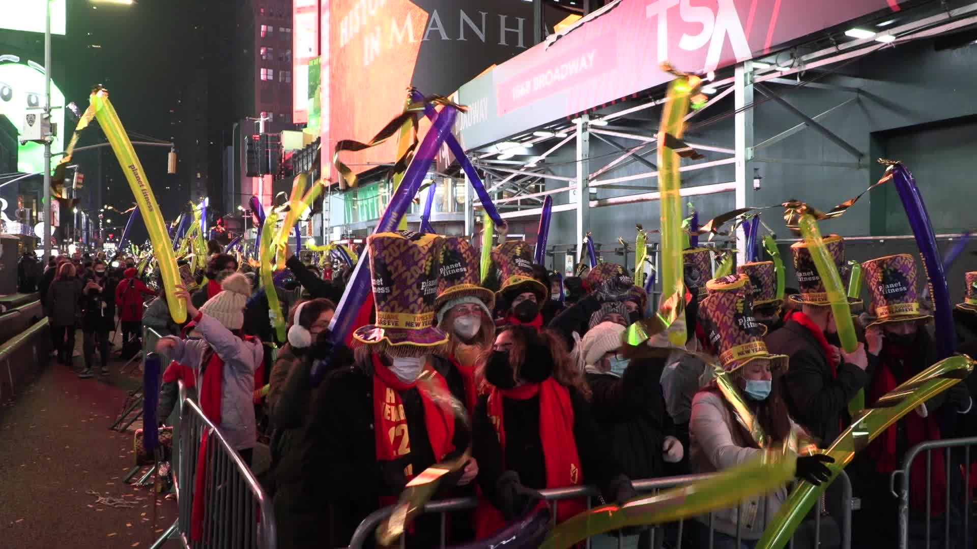 NYC: Times Square New Years Eve 2022