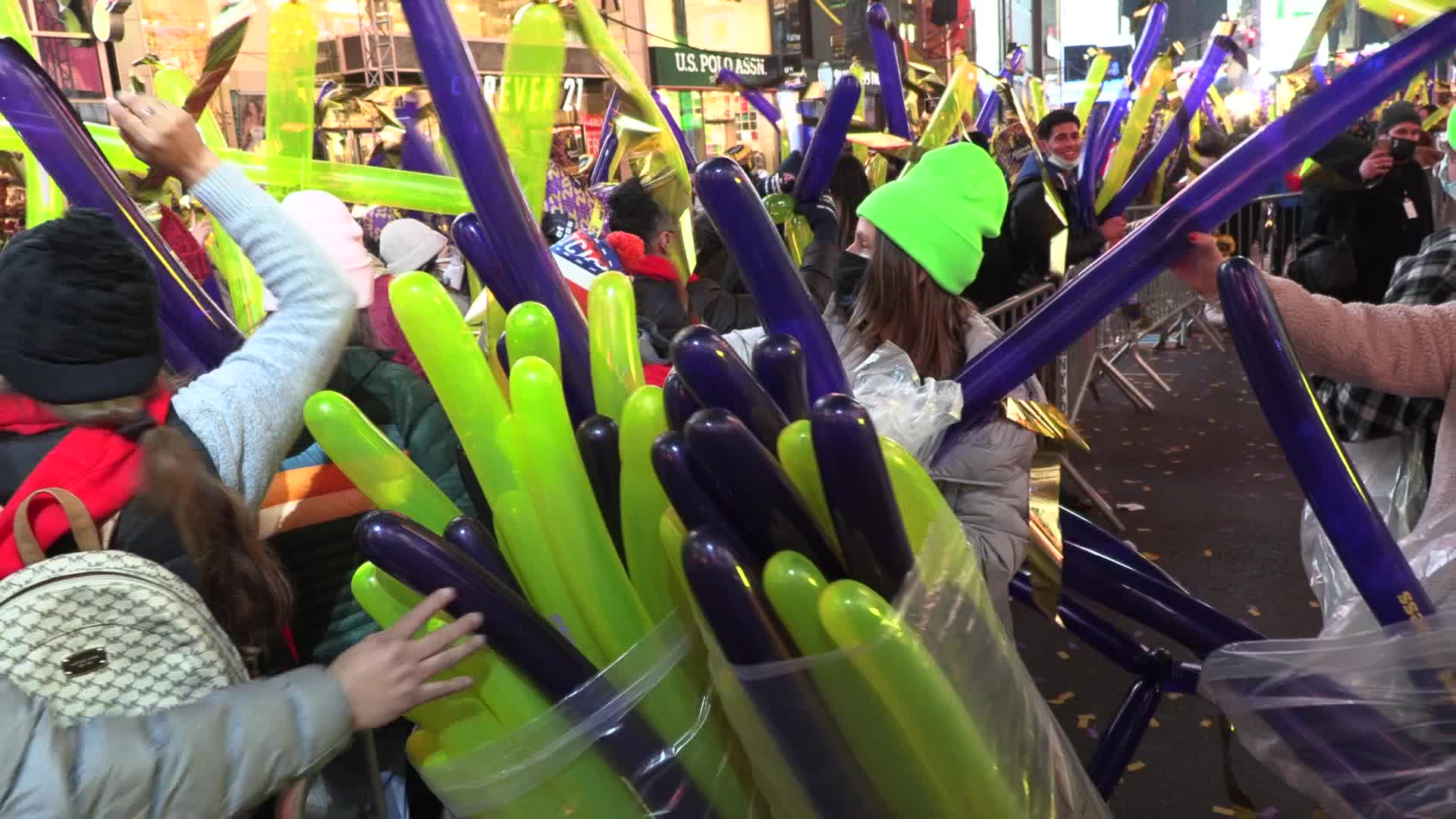 NYC: Times Square New Years Eve 2022