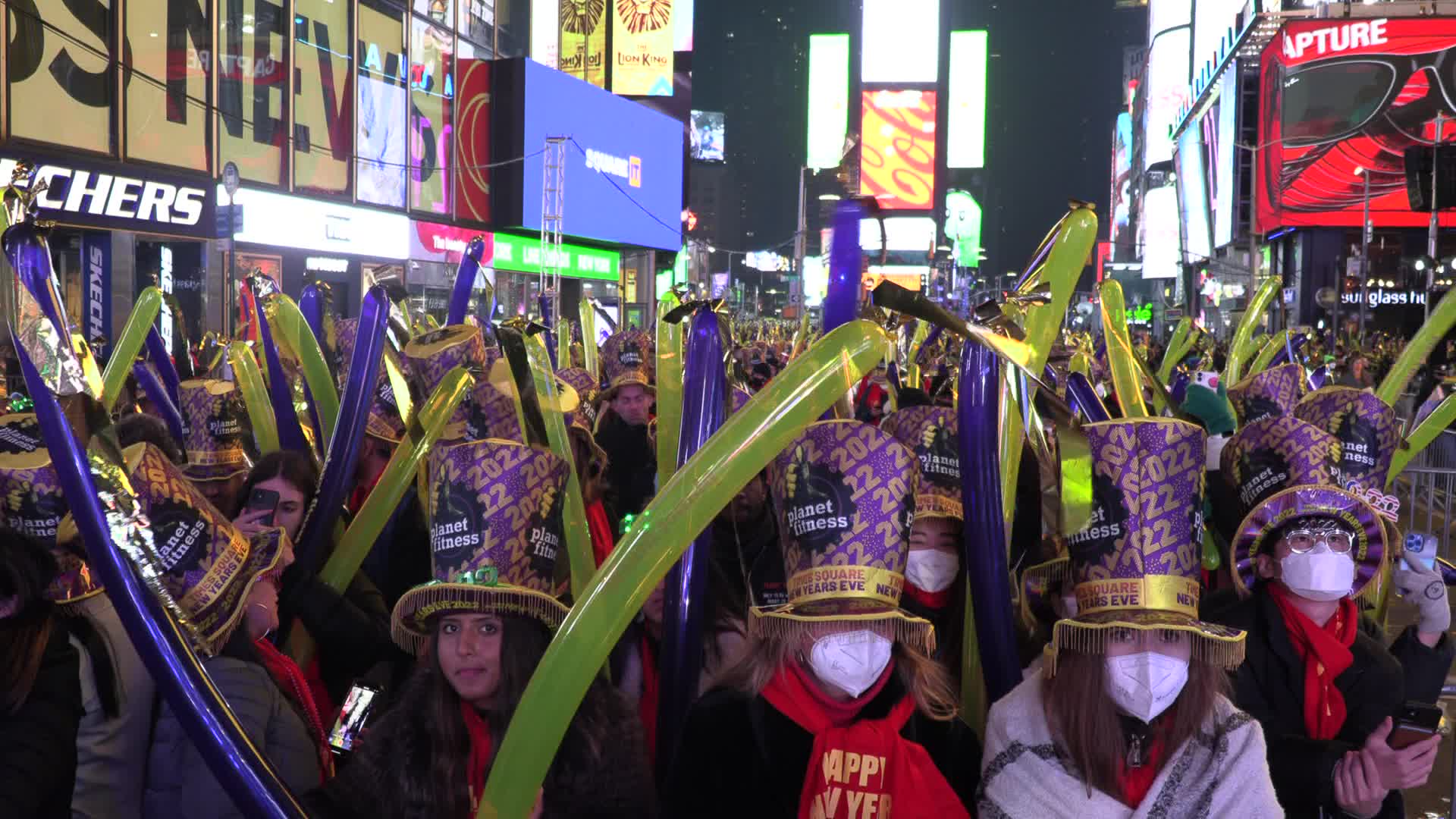 NYC: Times Square New Years Eve 2022