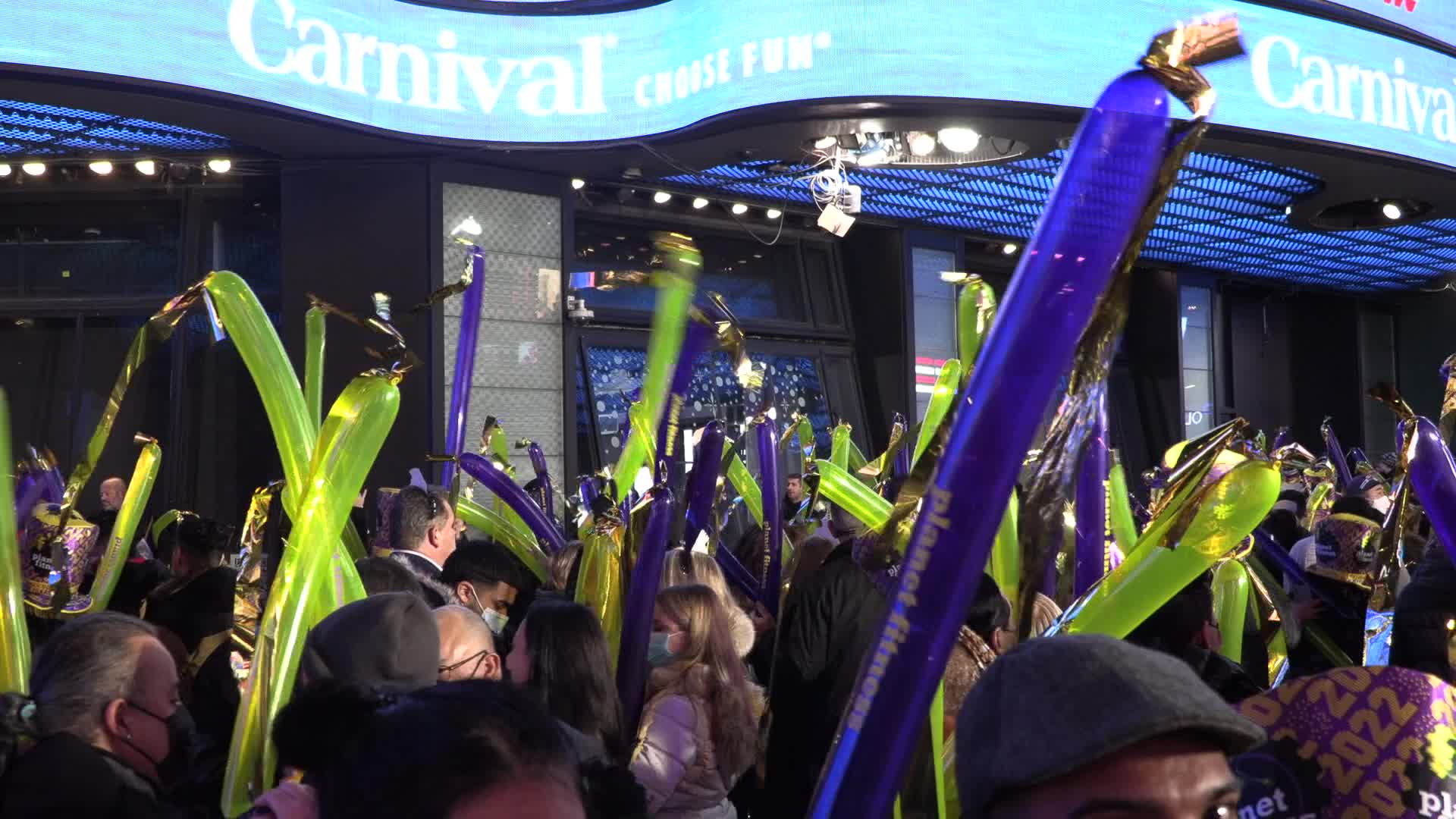 NYC: Times Square New Years Eve 2022