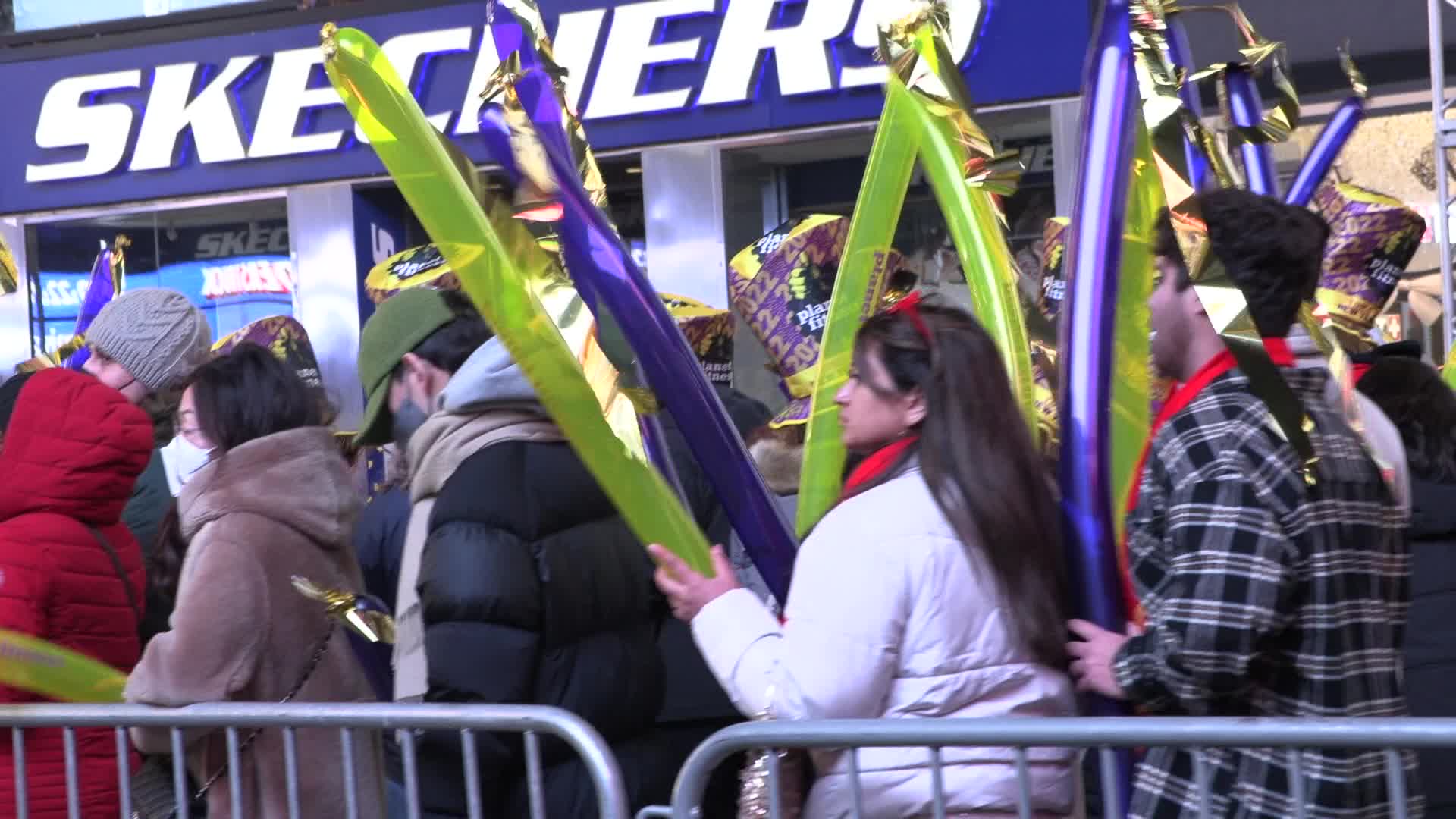 NYC: Times Square New Years Eve 2022