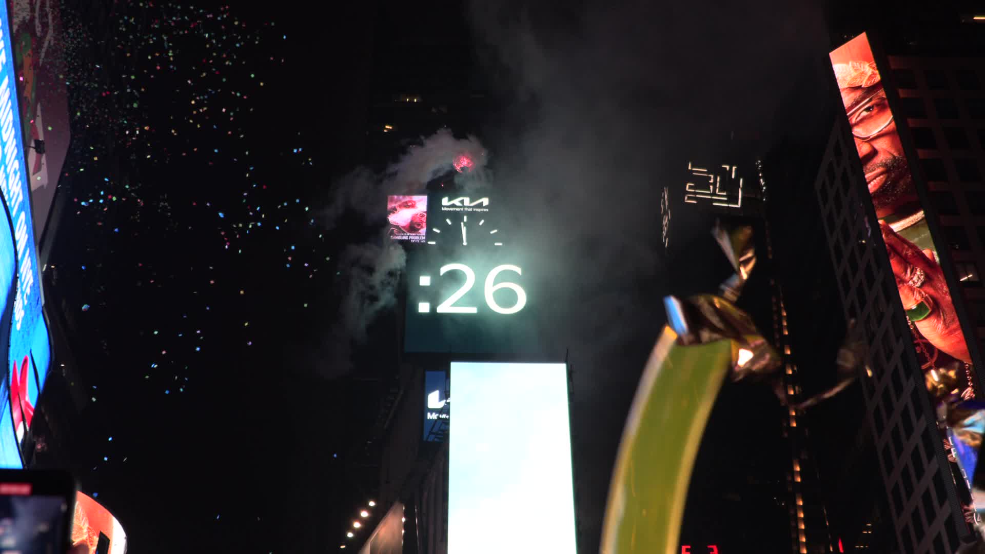 NYC: Times Square New Years Eve 2022