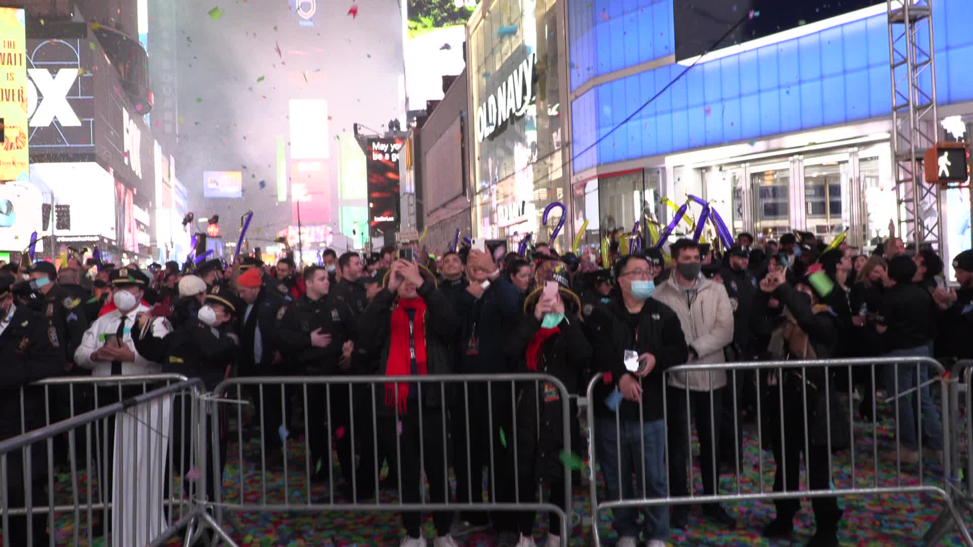 NYC: Times Square New Years Eve 2022