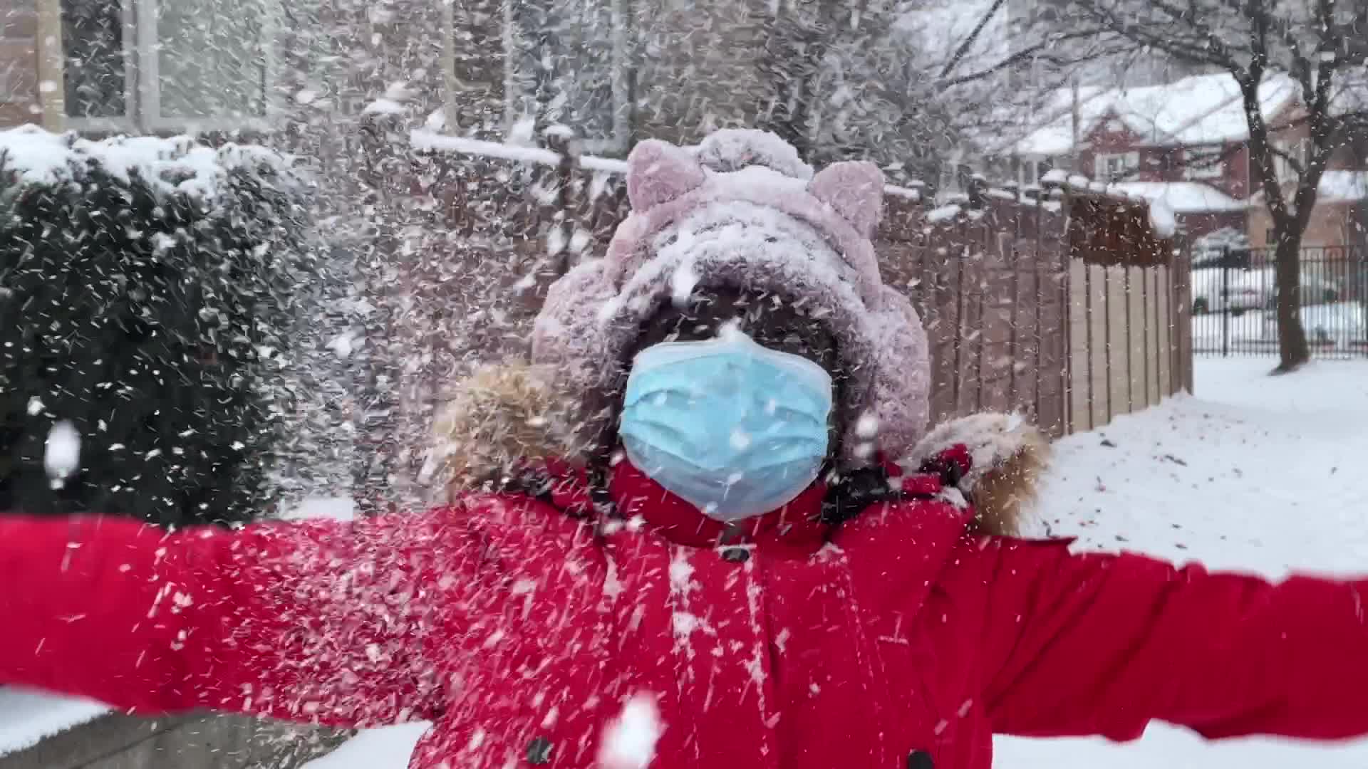 Toronto gets hit by winter snowstorm