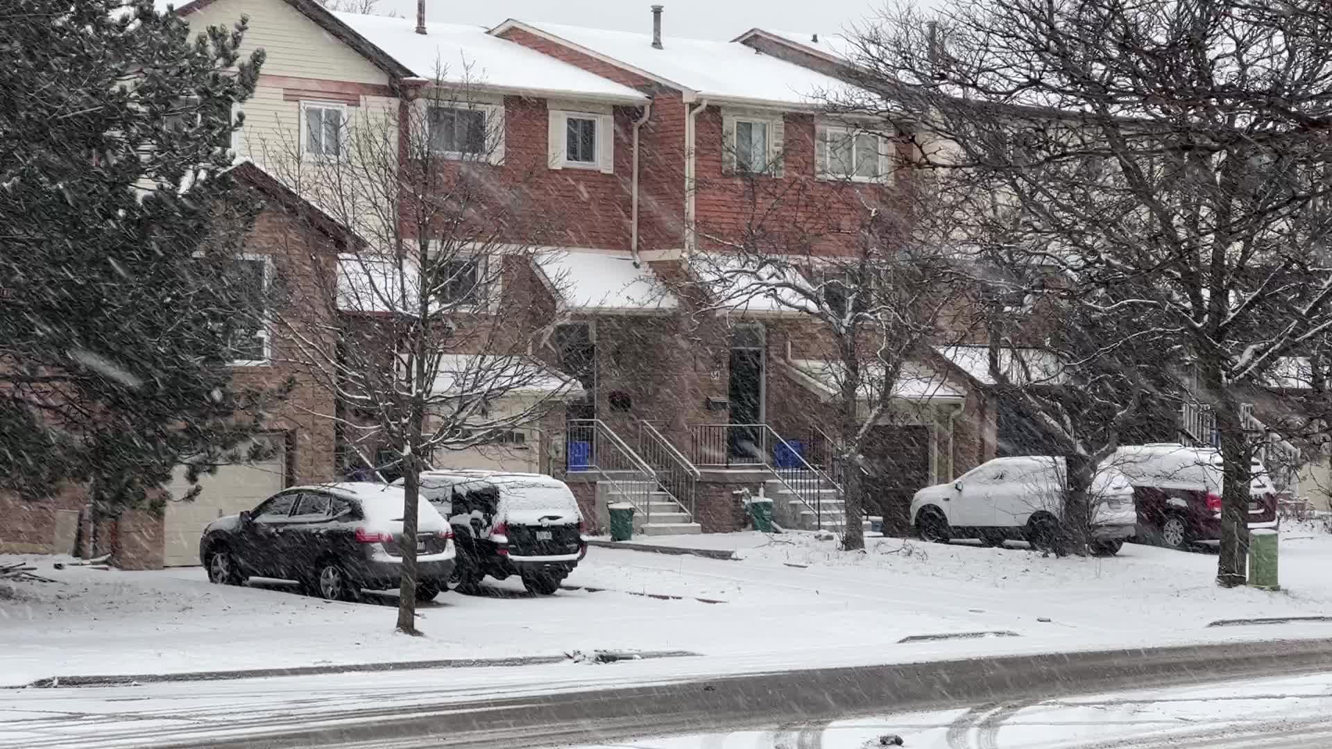 Toronto gets hit by winter snowstorm