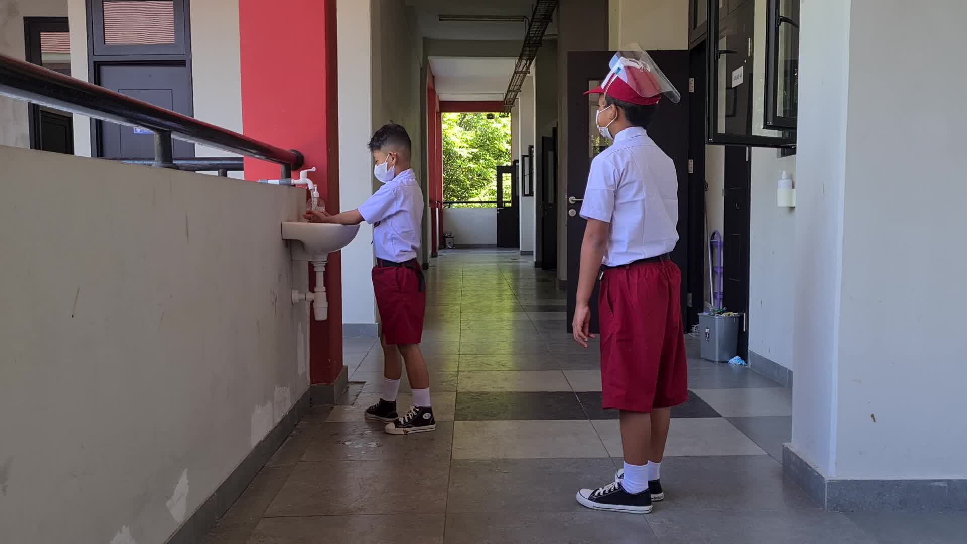 Full face-to-face learning in Jakarta, Indonesia