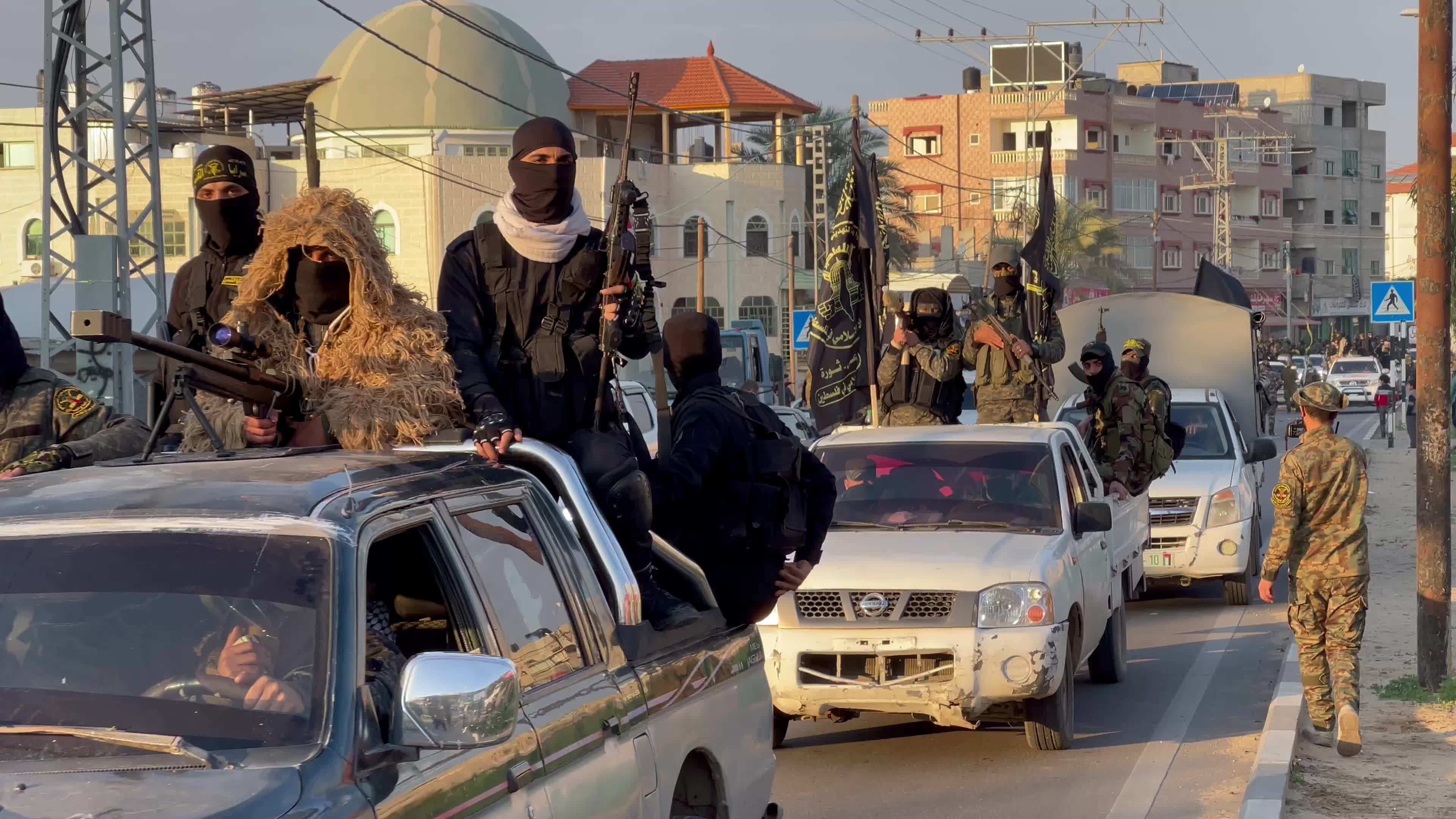 Military parade to celebrate after ​a Palestinian prisoner Hisham Abu Hawash ends his hunger strike