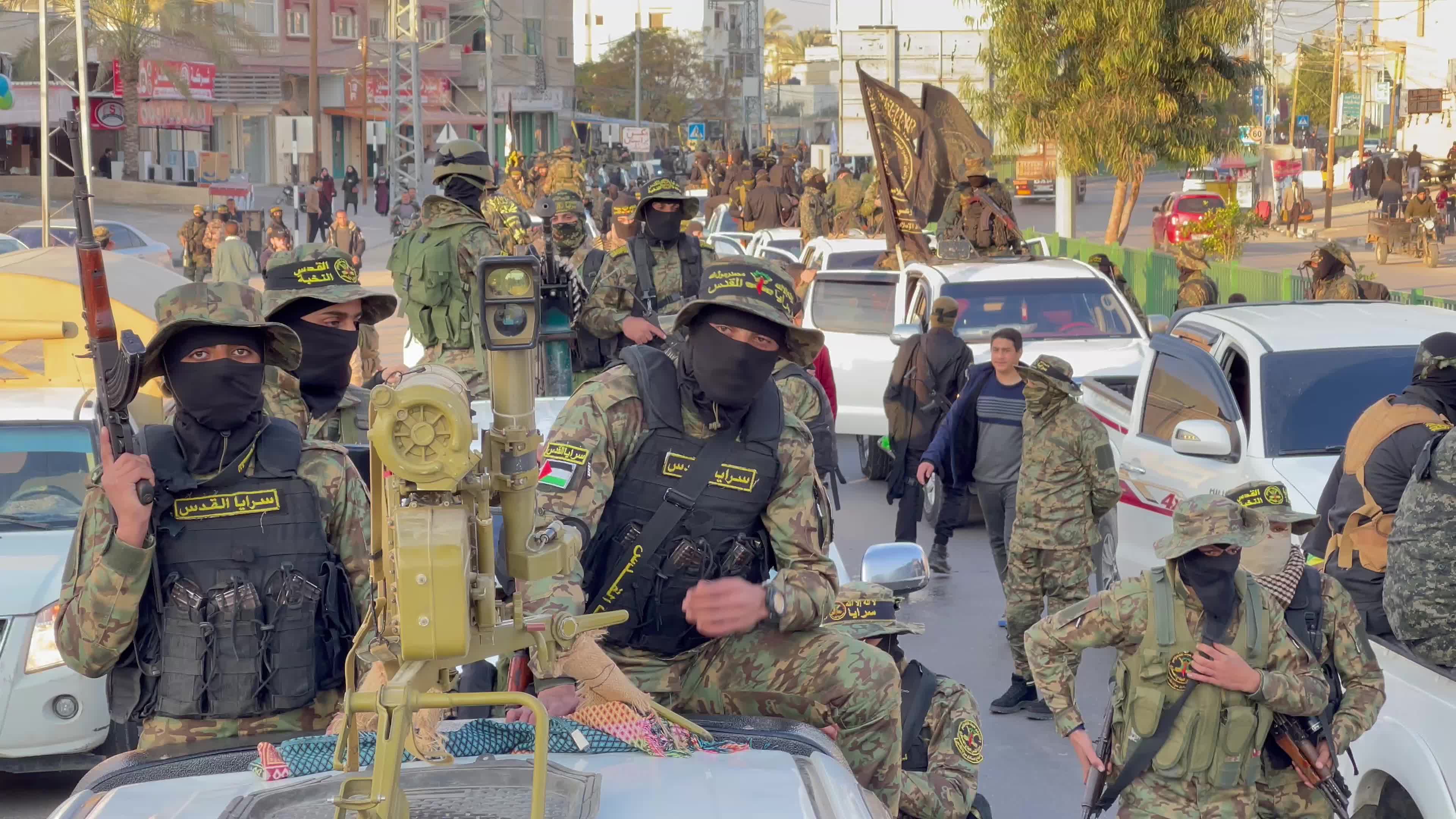 Military parade to celebrate after ​a Palestinian prisoner Hisham Abu Hawash ends his hunger strike