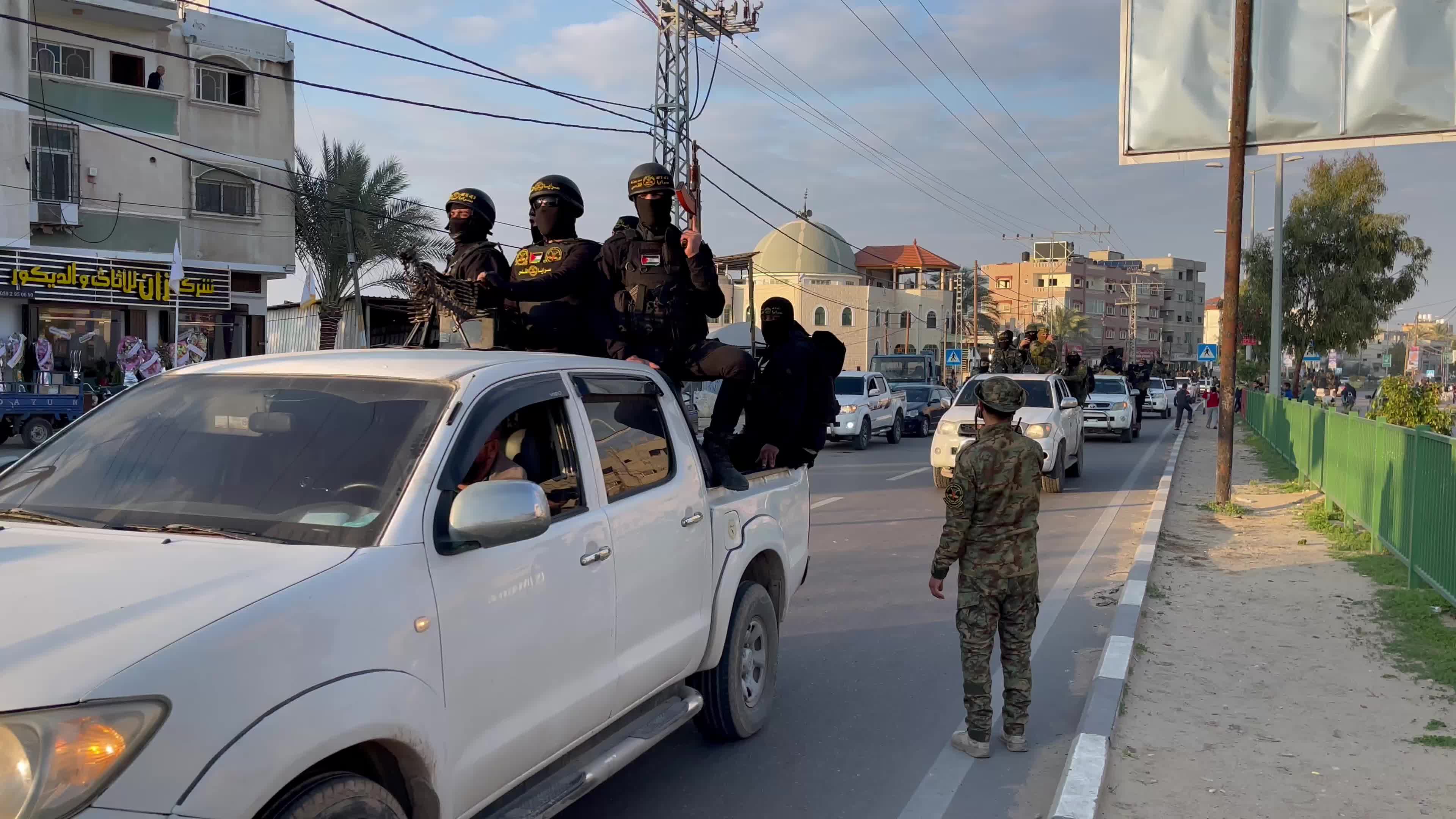 Military parade to celebrate after ​a Palestinian prisoner Hisham Abu Hawash ends his hunger strike