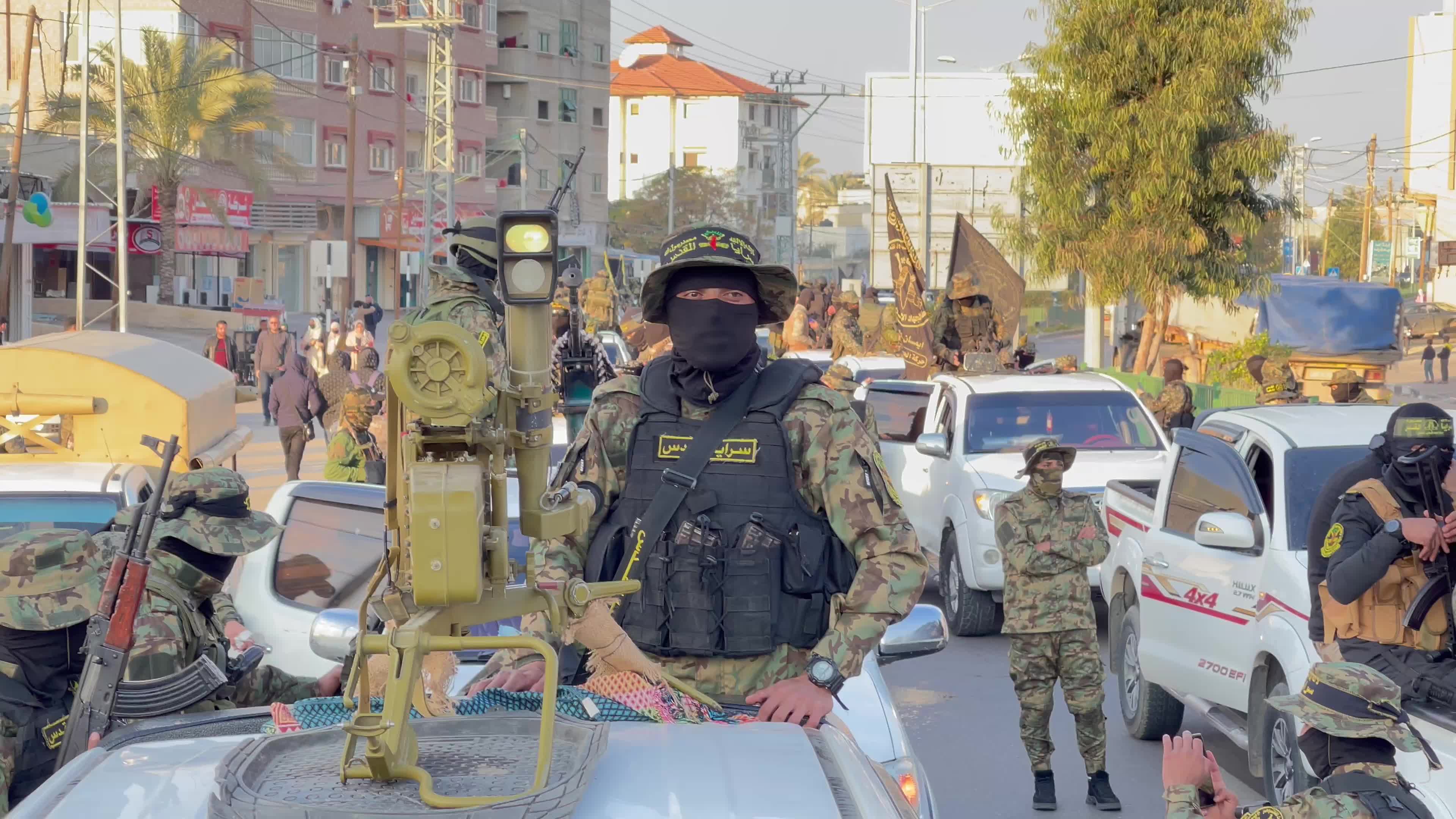 Military parade to celebrate after ​a Palestinian prisoner Hisham Abu Hawash ends his hunger strike