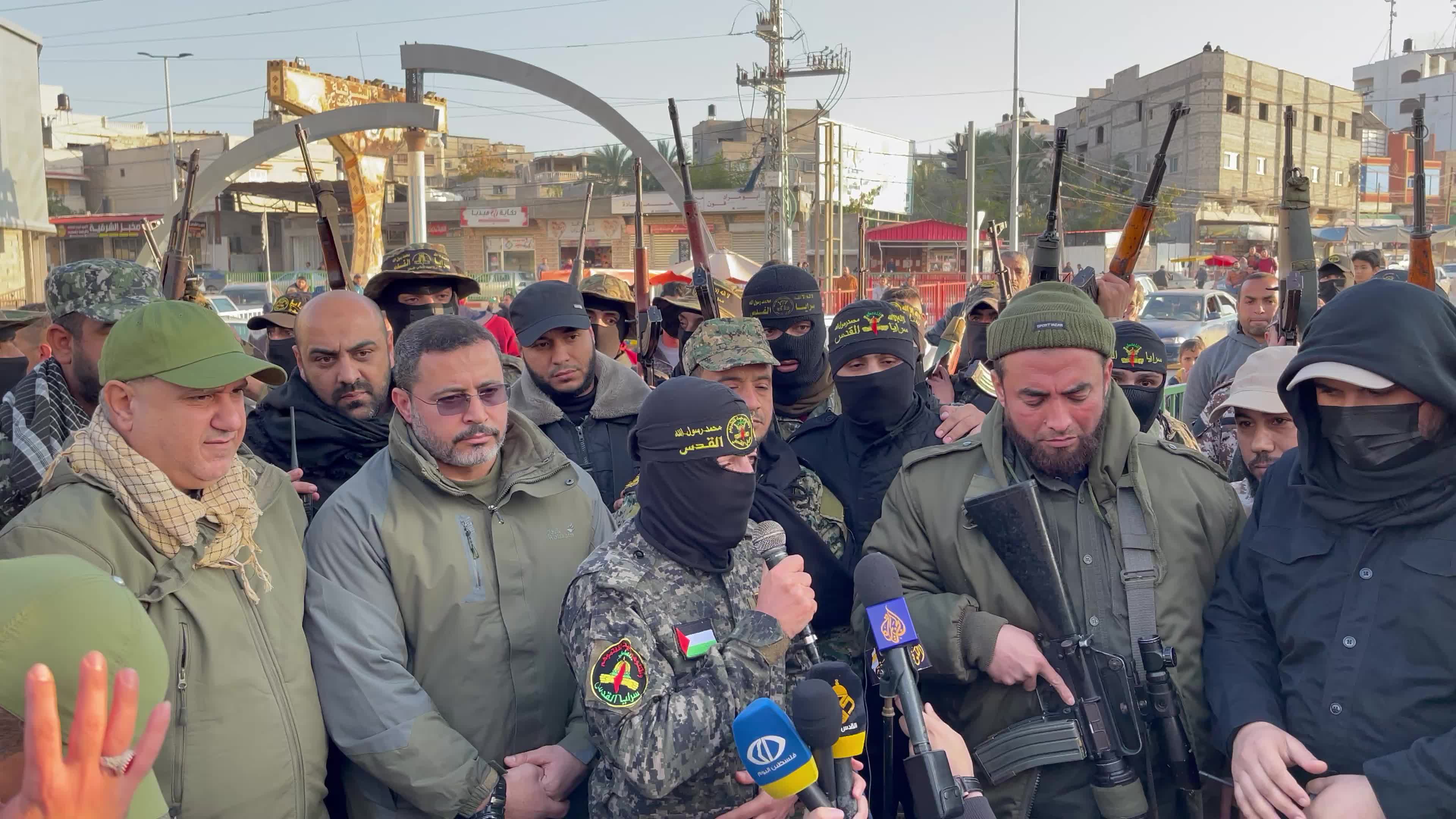 Military parade to celebrate after ​a Palestinian prisoner Hisham Abu Hawash ends his hunger strike
