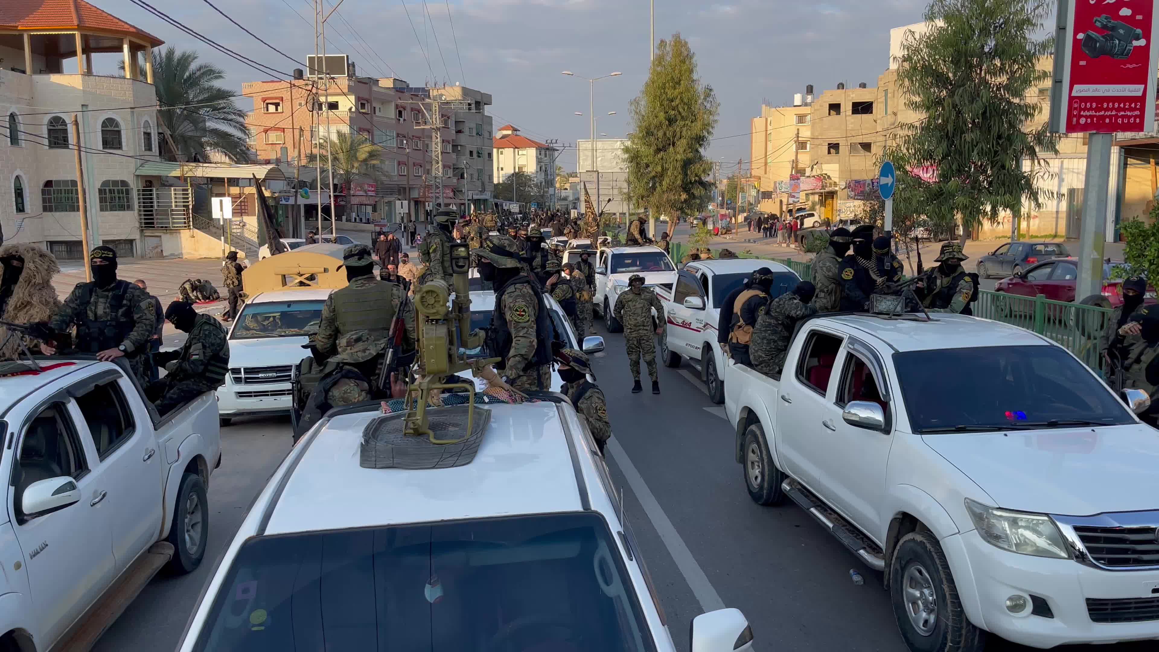 Military parade to celebrate after ​a Palestinian prisoner Hisham Abu Hawash ends his hunger strike